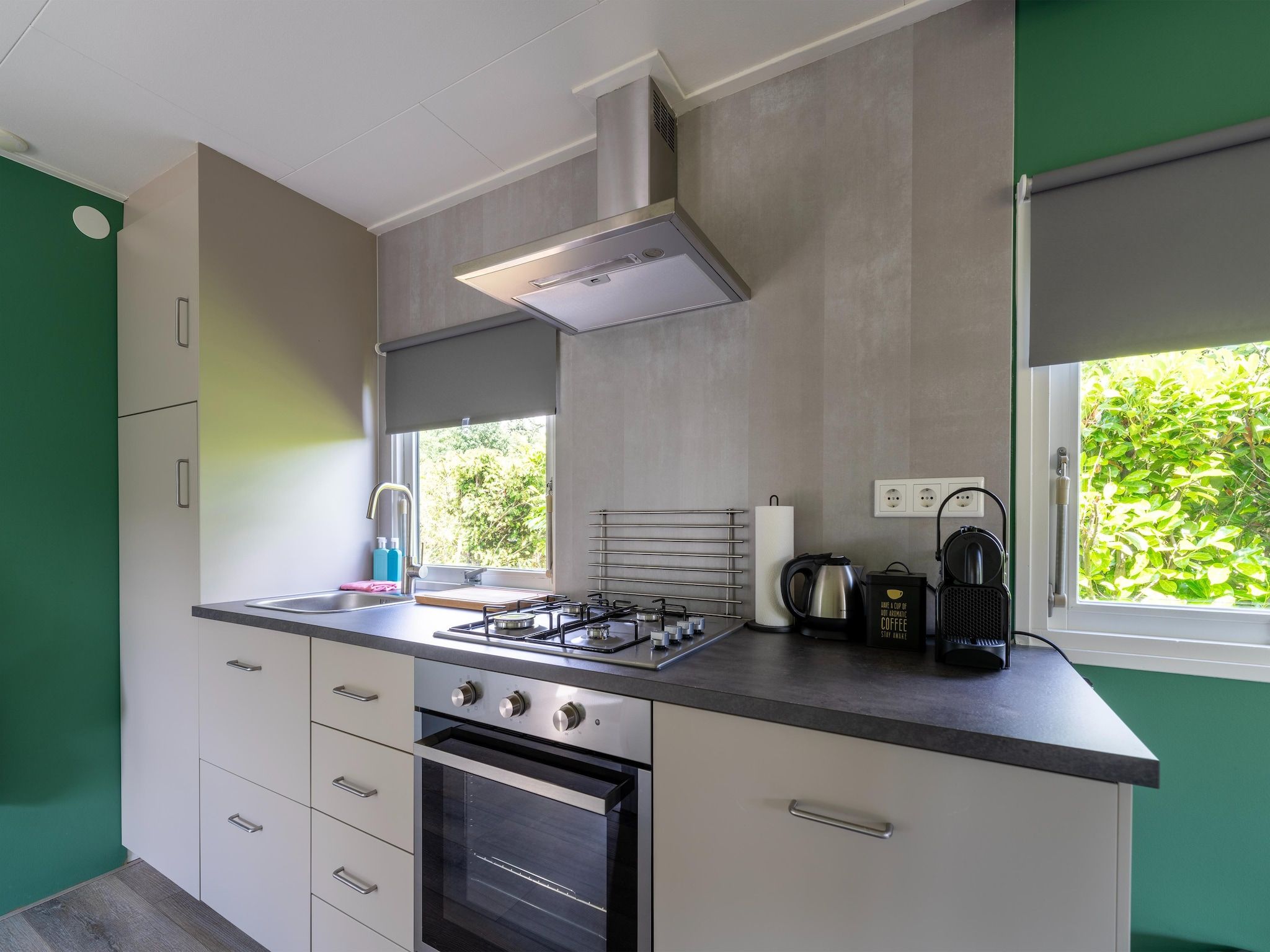 De keuken van Huisje 60 Stegeren in Stegeren