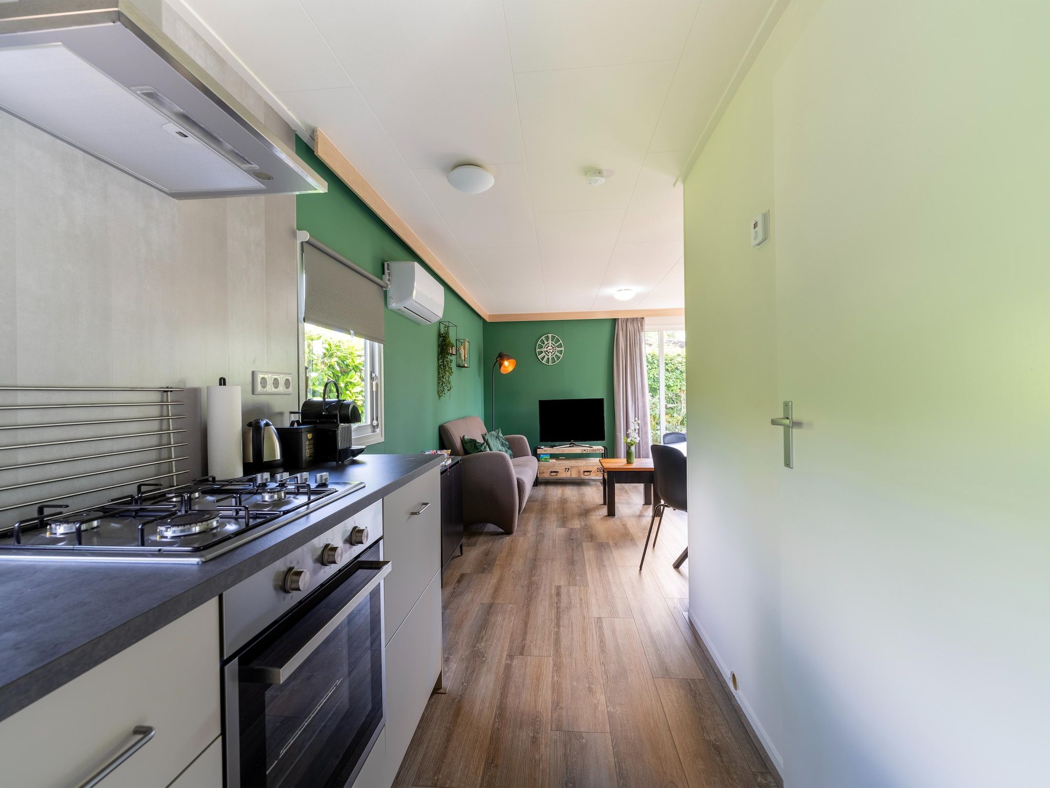 De keuken van Huisje 60 Stegeren in Stegeren