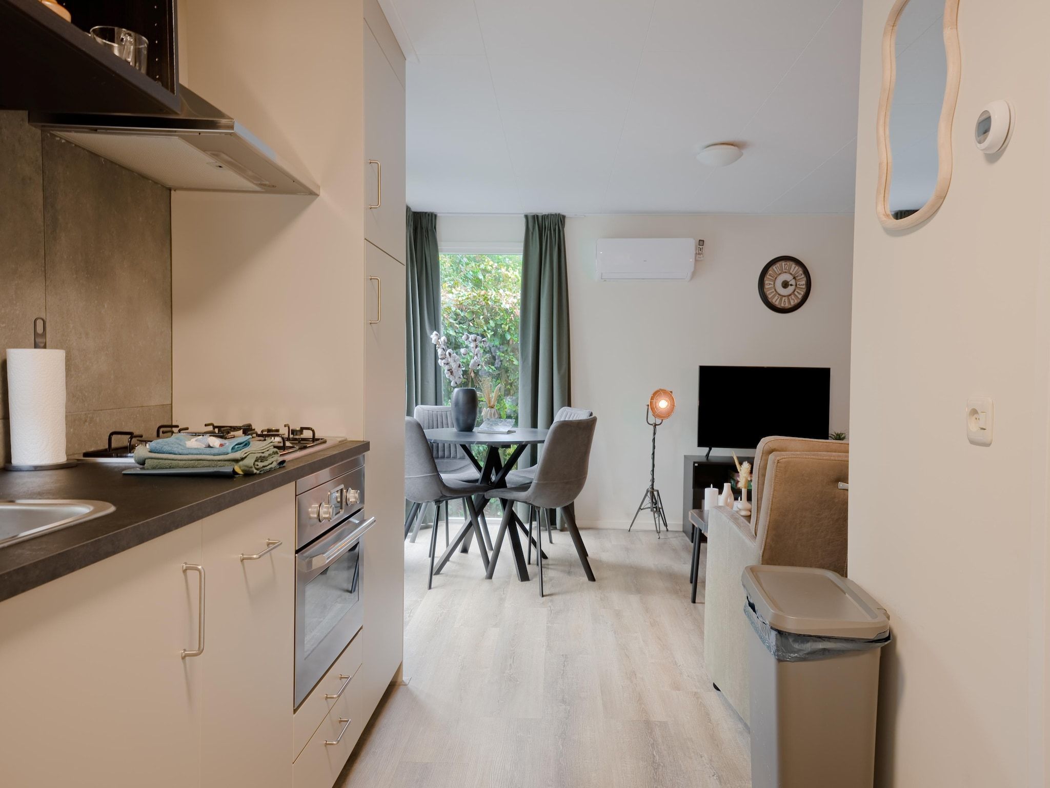 De keuken van Chalet 56 stegeren in Stegeren