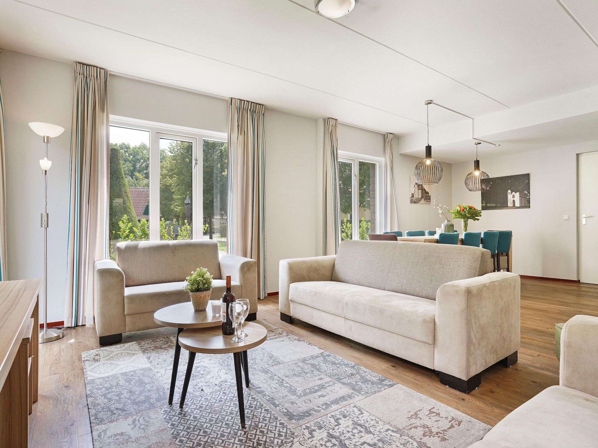 De woonkamer van Parc Duc de Brabant 2 in Diessen-Baarschot