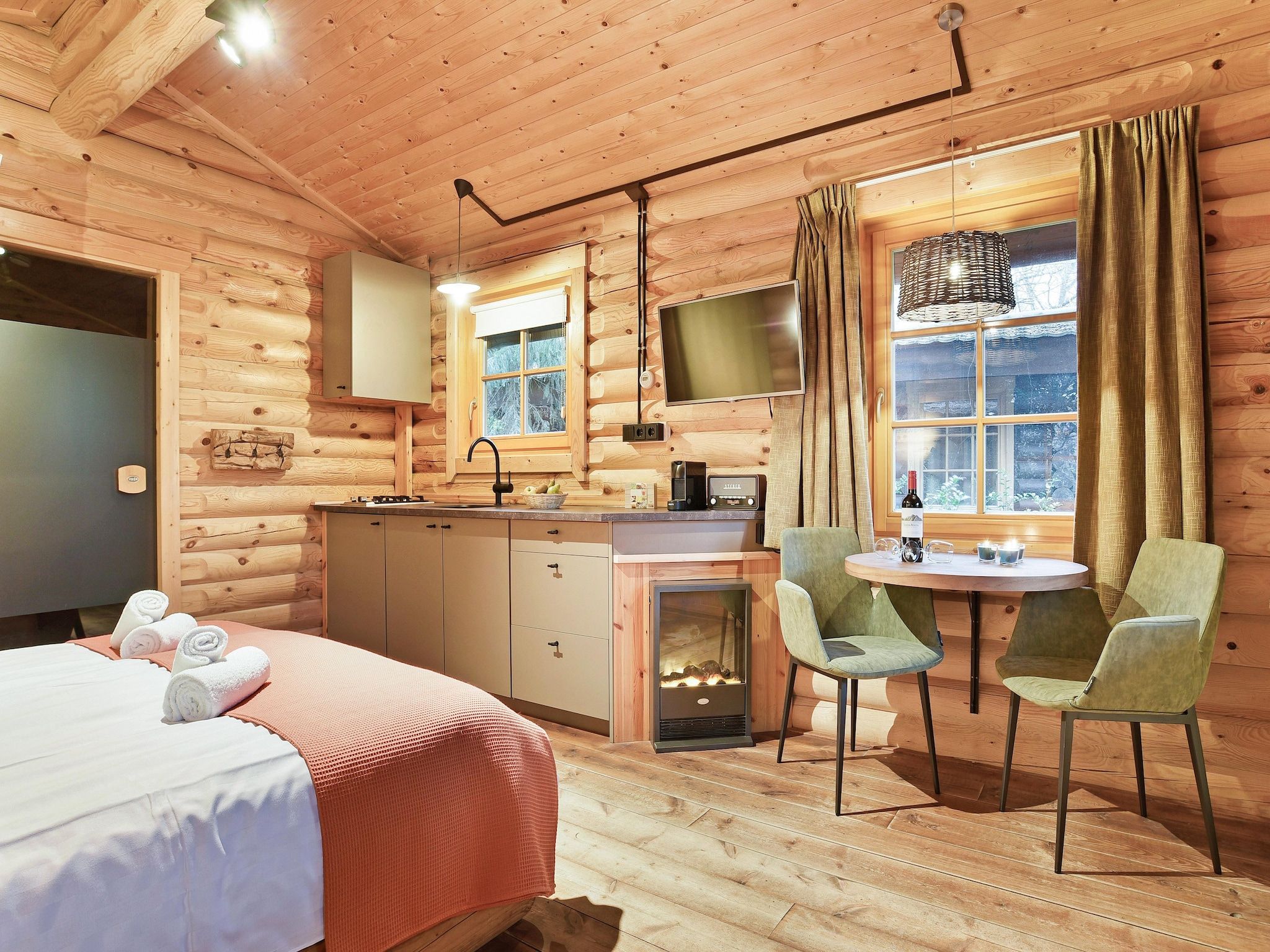 De woonkamer van Parc Duc de Brabant 3 in Diessen-Baarschot