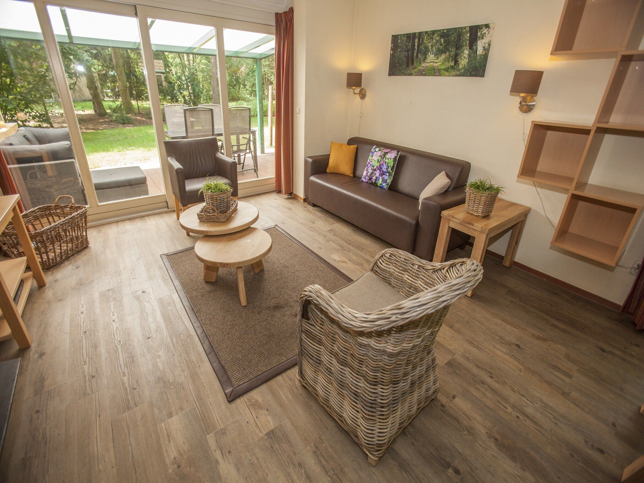 De woonkamer van Parc Duc de Brabant 4 in Diessen-Baarschot