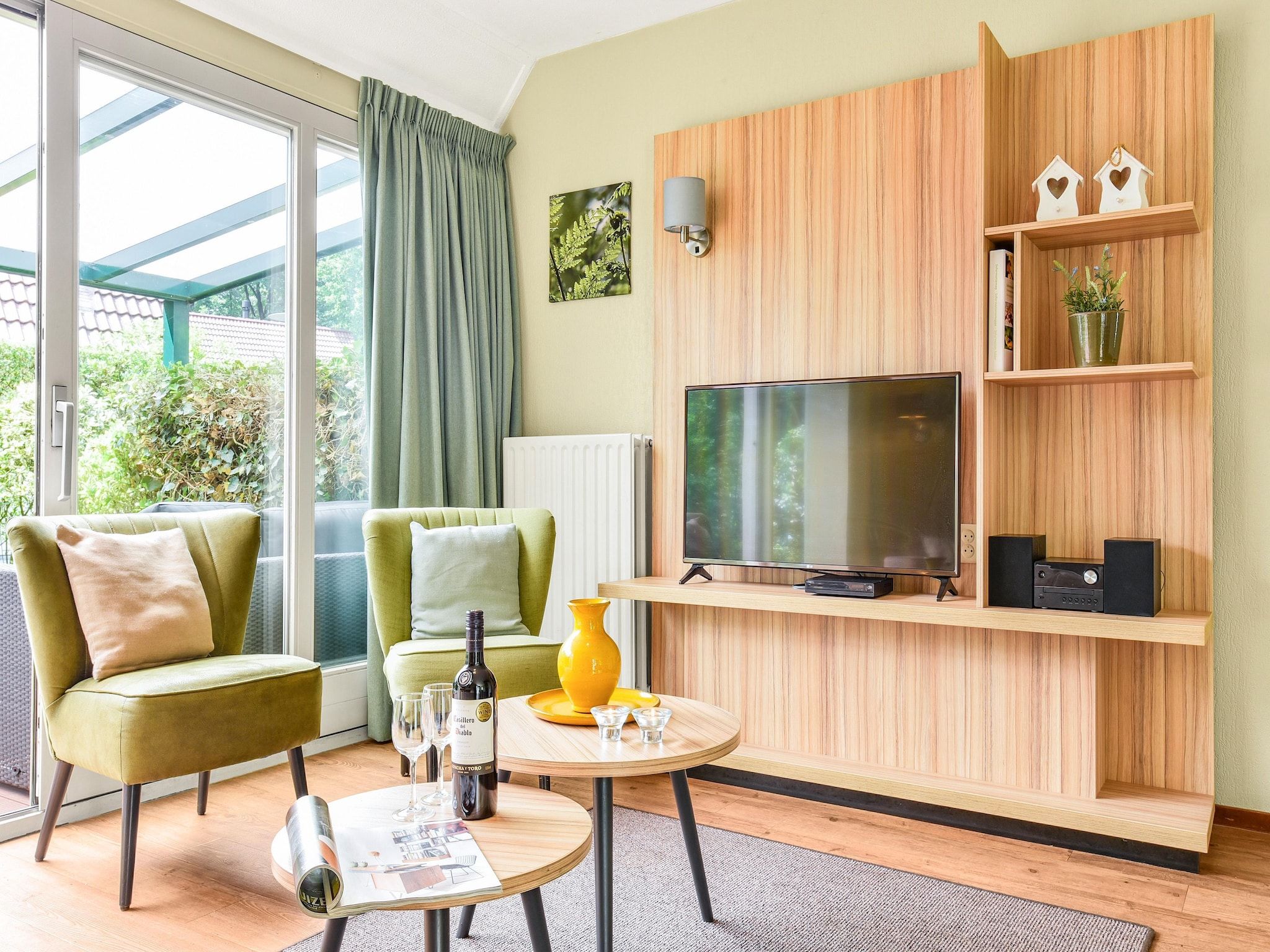 De woonkamer van Parc Duc de Brabant 5 in Diessen-Baarschot