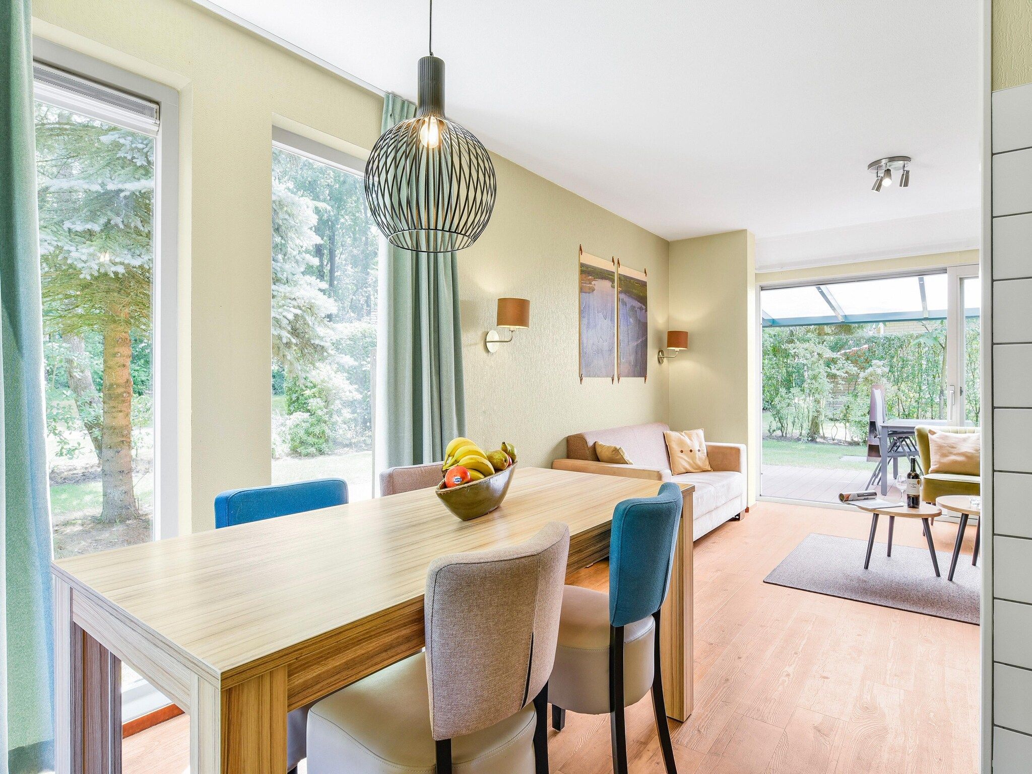 De woonkamer van Parc Duc de Brabant 5 in Diessen-Baarschot