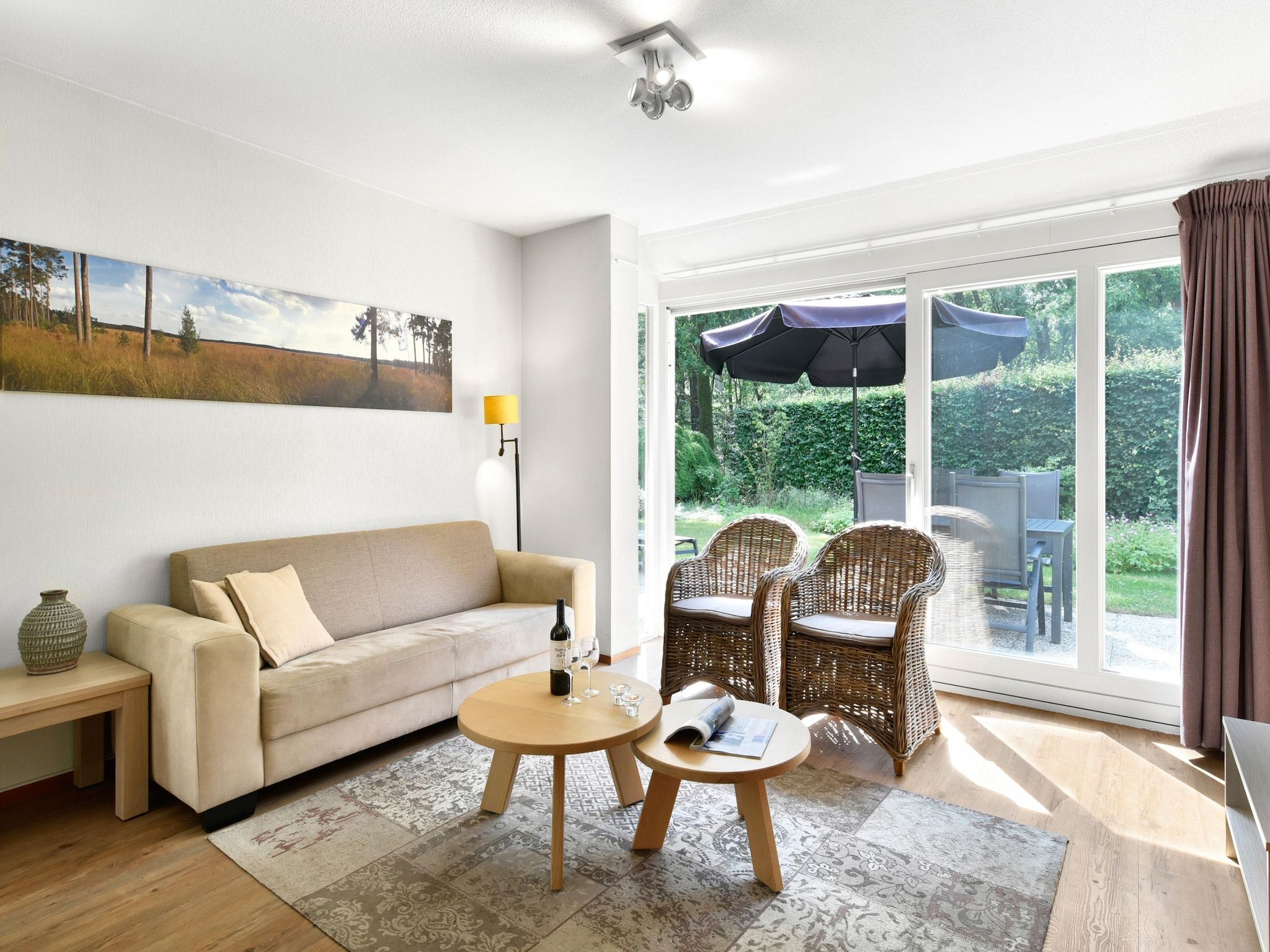 De woonkamer van Parc Duc de Brabant 6 in Diessen-Baarschot