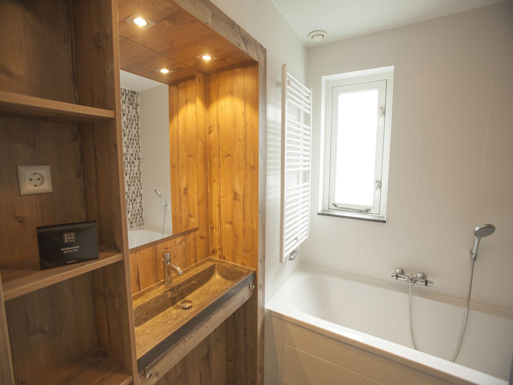 De badkamer van Parc Duc de Brabant 8 in Diessen-Baarschot