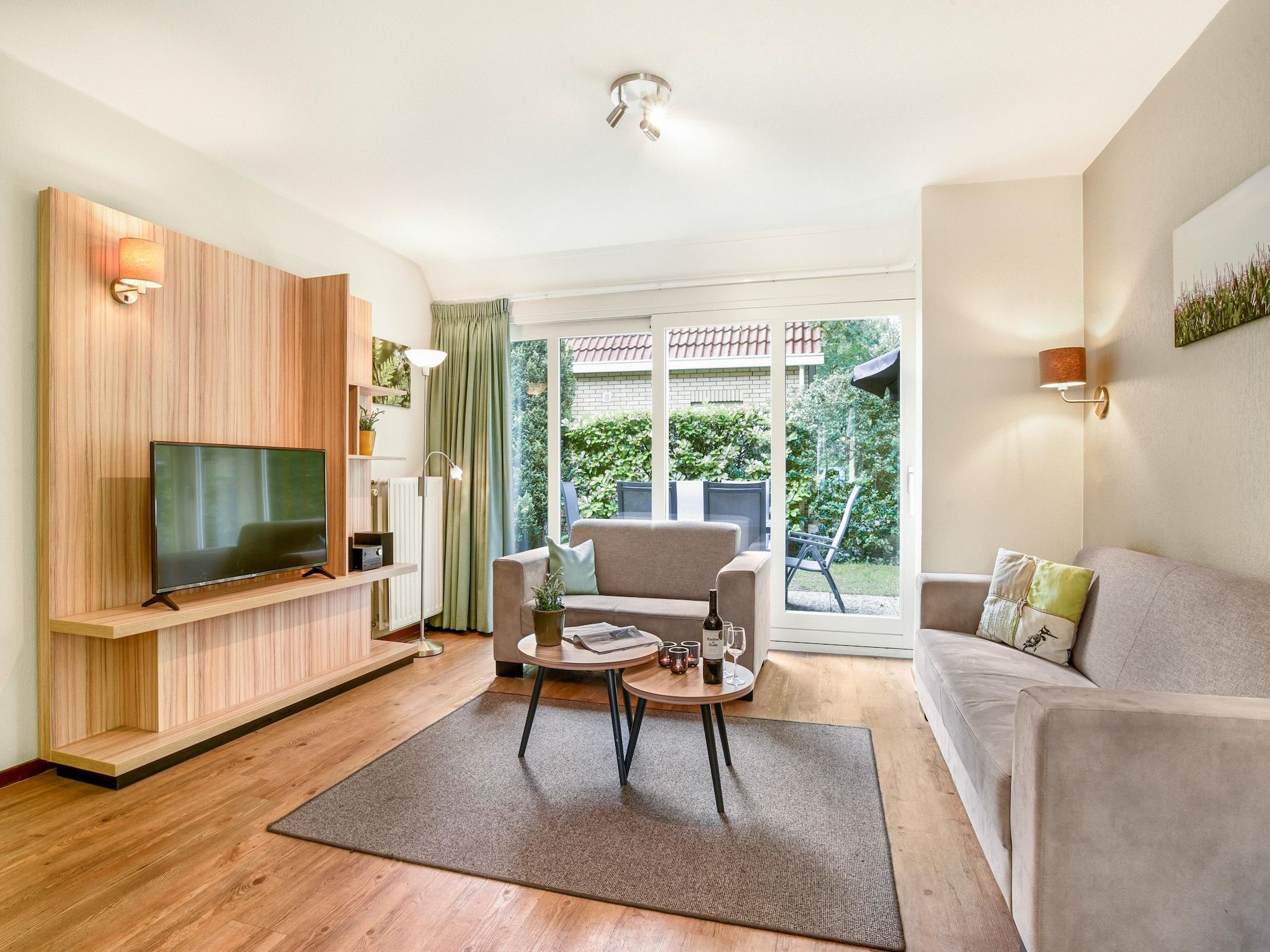 De woonkamer van Parc Duc de Brabant 9 in Diessen-Baarschot