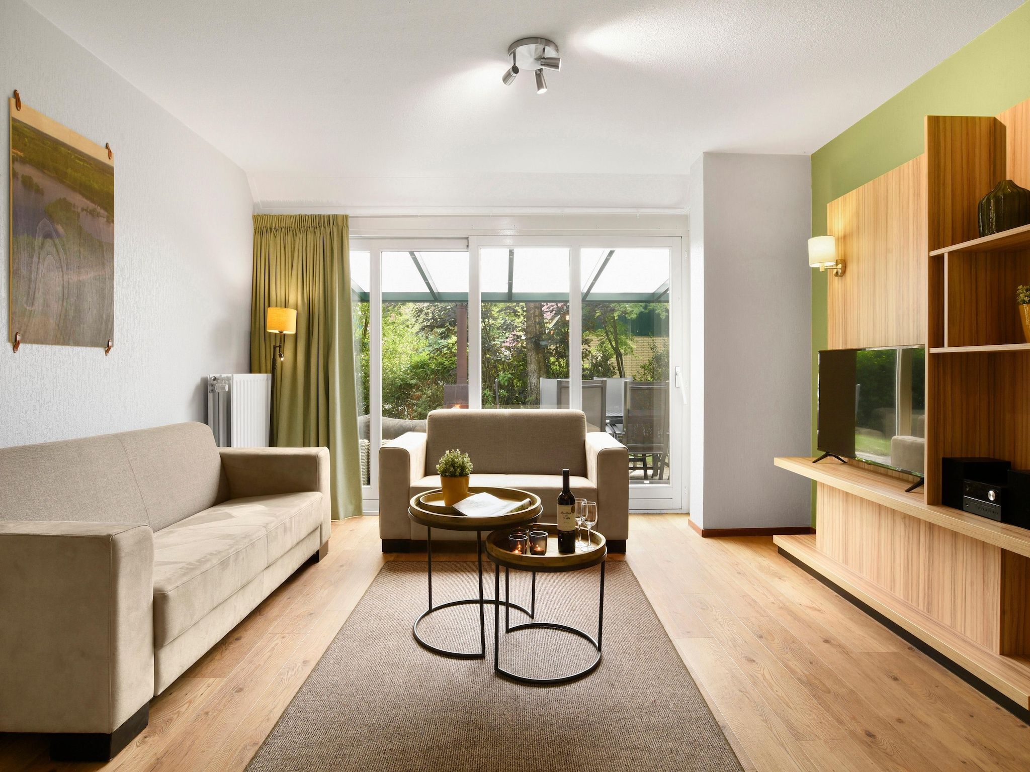 De woonkamer van Parc Duc de Brabant 10 in Diessen-Baarschot