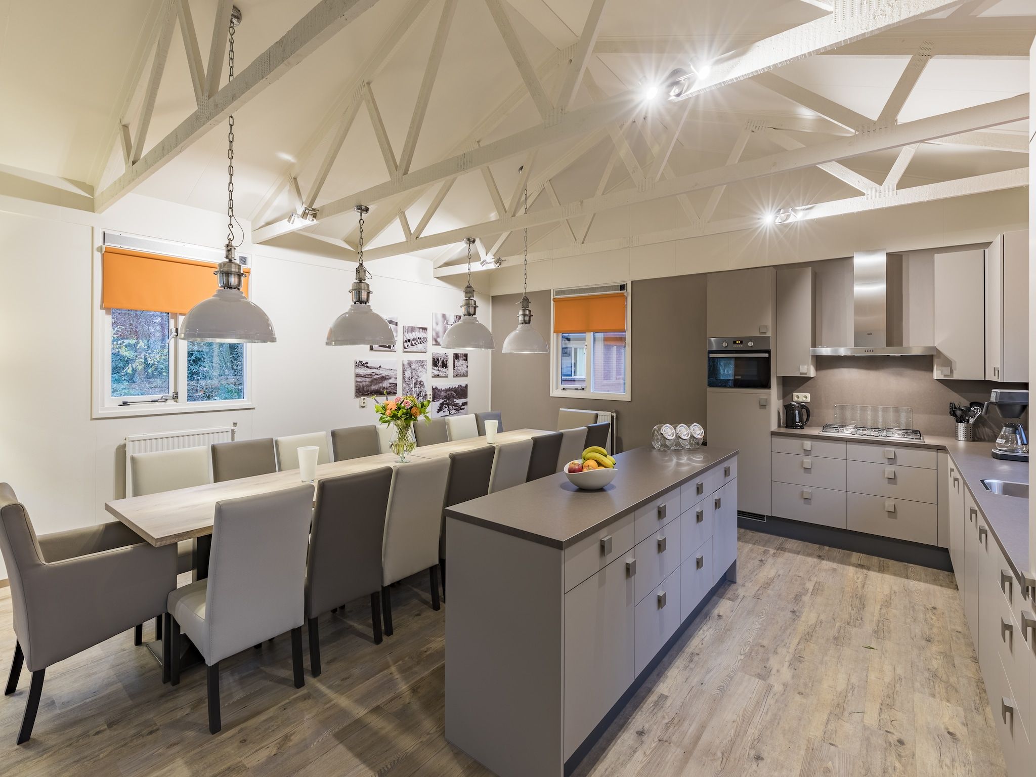 De keuken van Parc Heihaas 1 in Putten