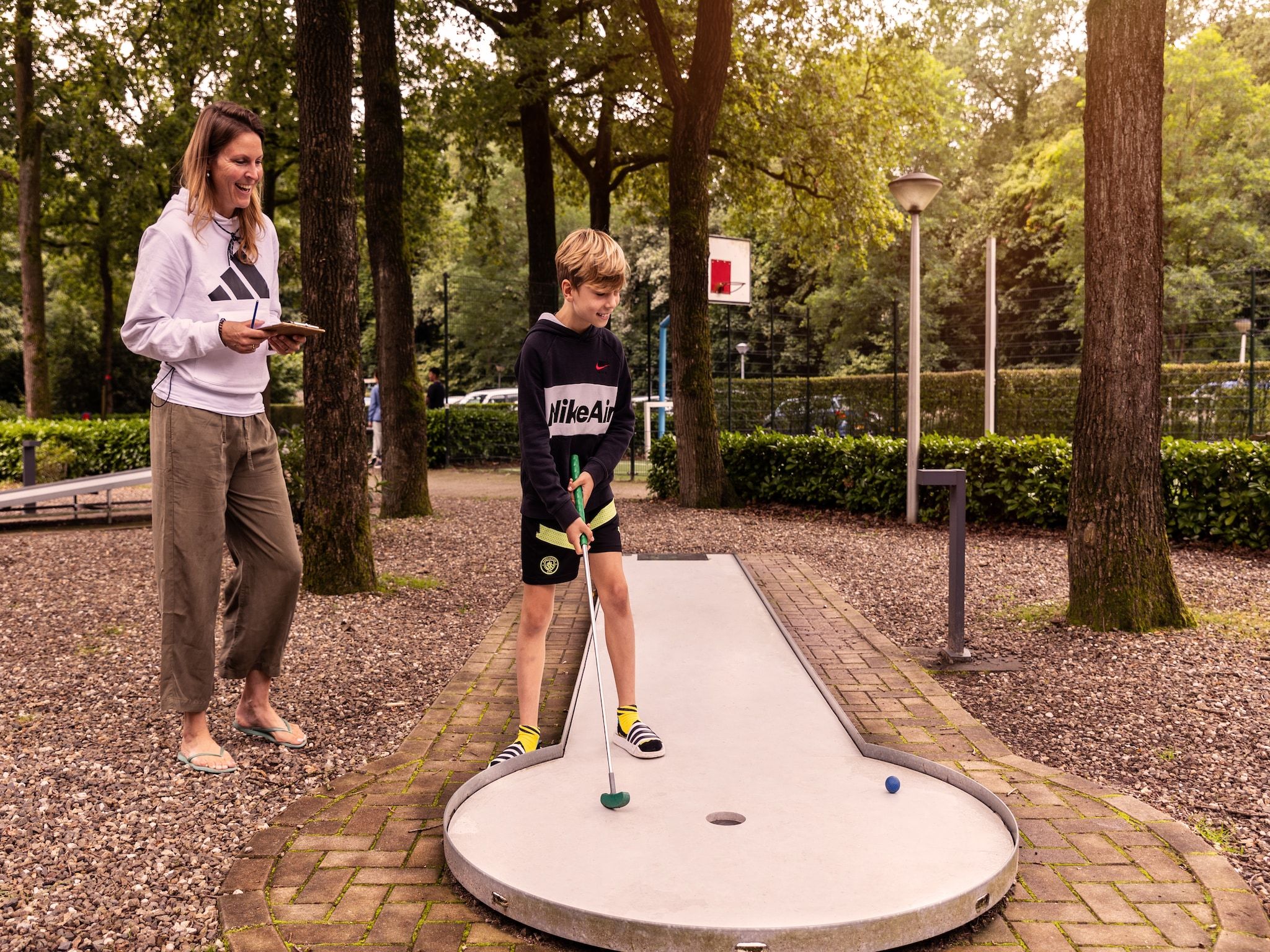 Parkfaciliteiten bij Parc Heihaas 2 in Putten