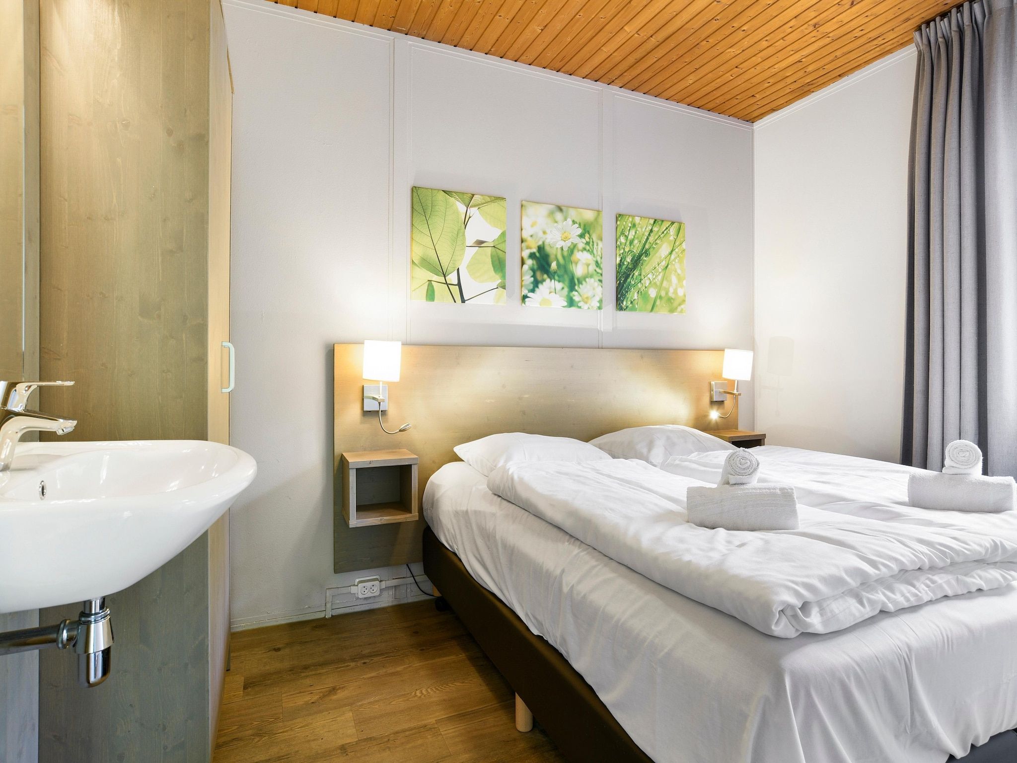 Een slaapkamer van Parc Heihaas 6 in Putten