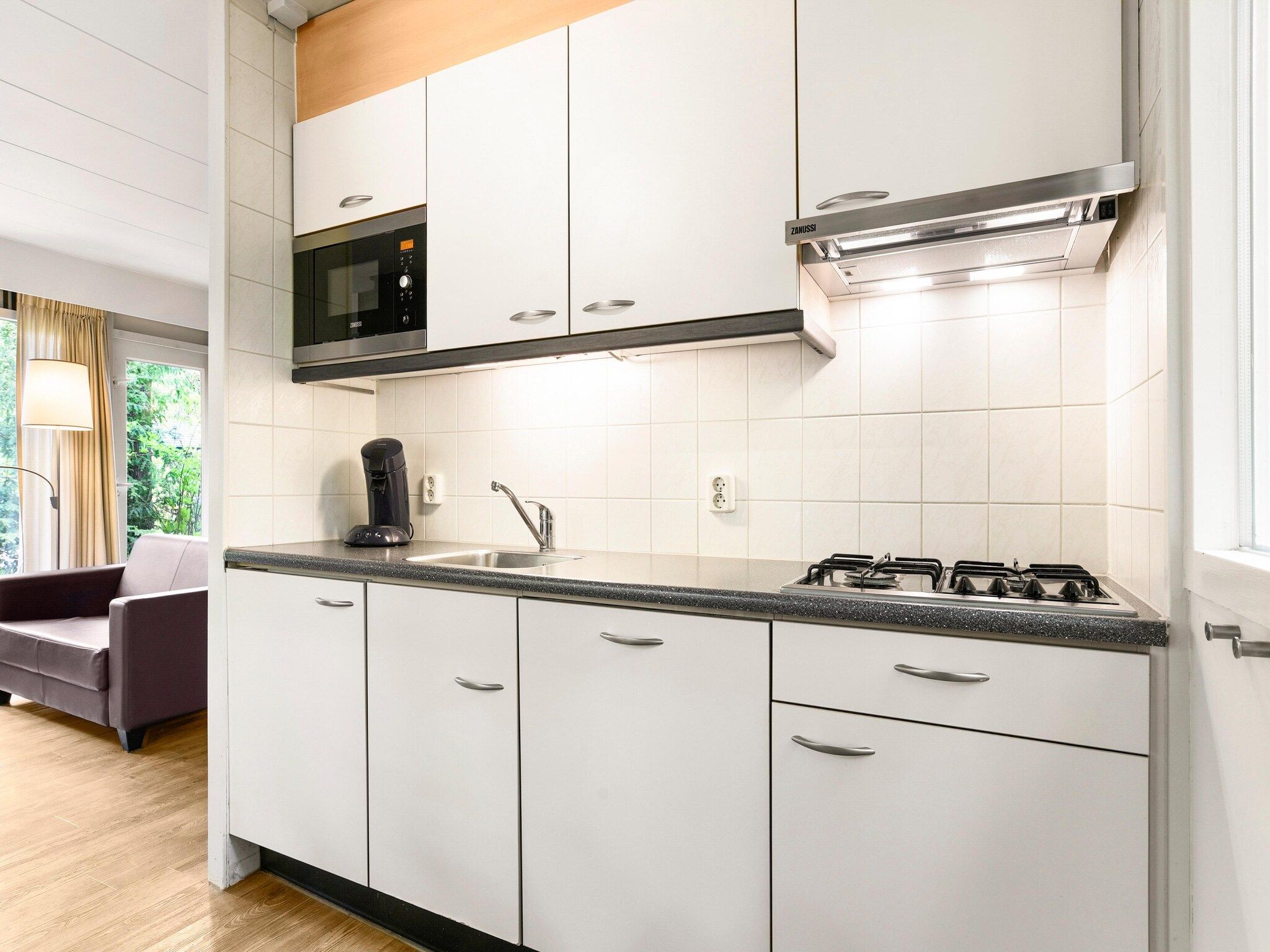 De keuken van Parc Heihaas 6 in Putten