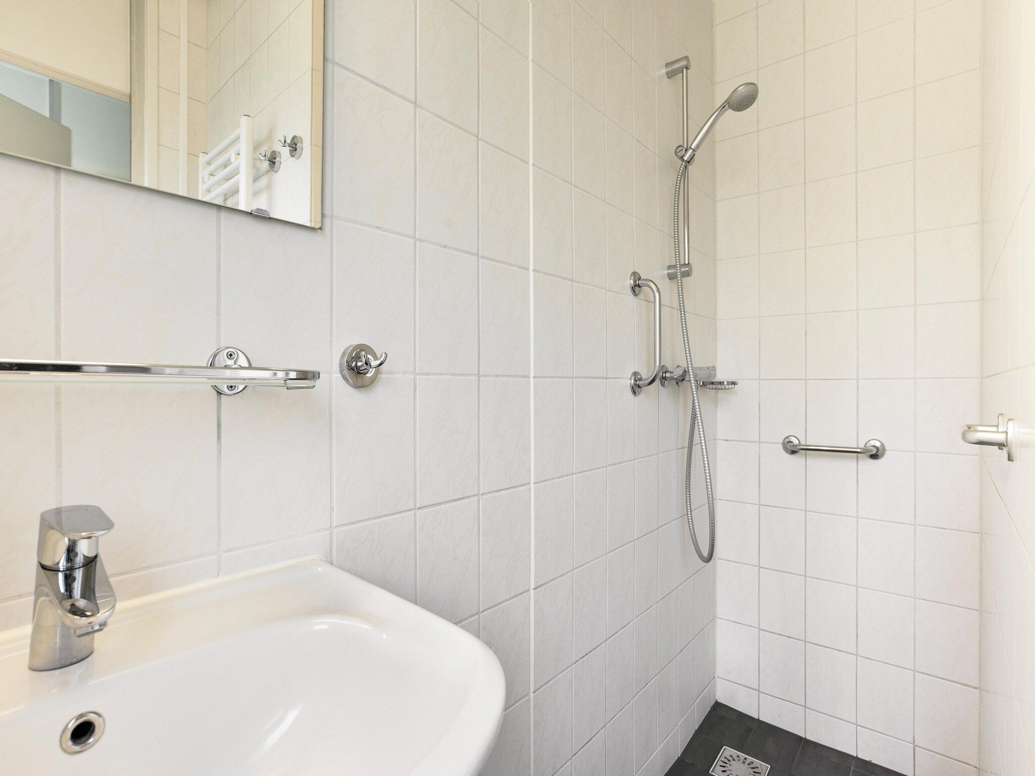 De badkamer van Parc Heihaas 6 in Putten