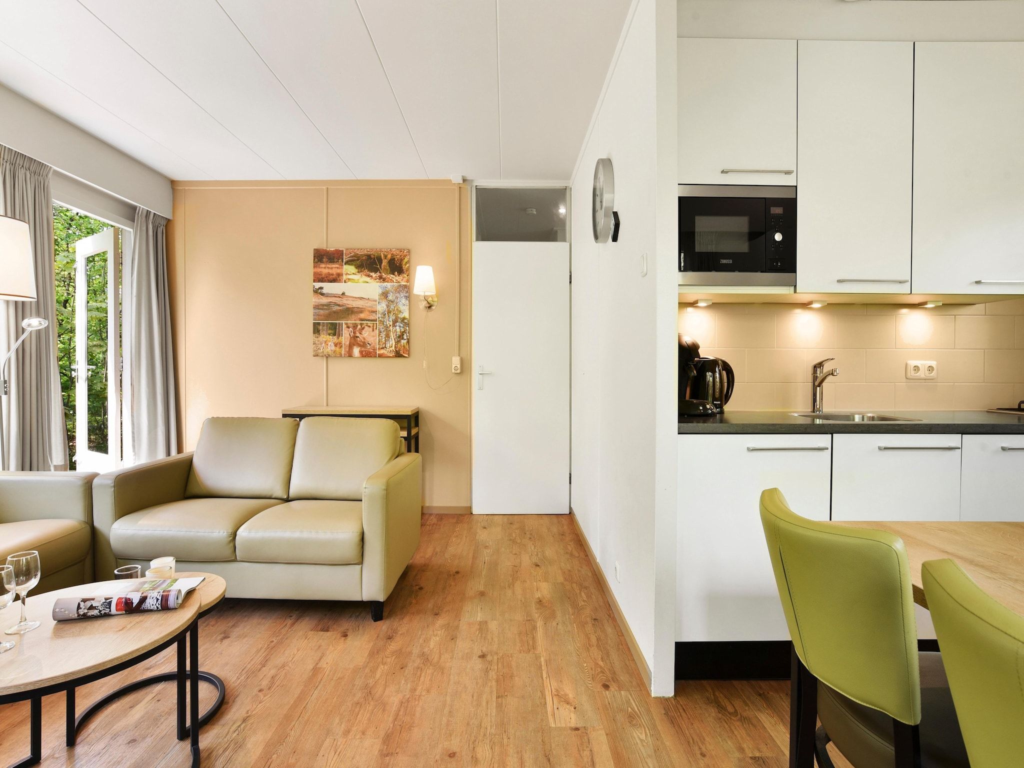 De keuken van Parc Heihaas 9 in Putten