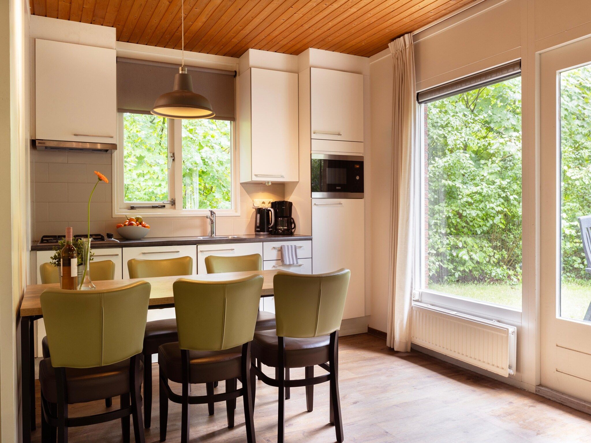 De keuken van Parc Heihaas 10 in Putten