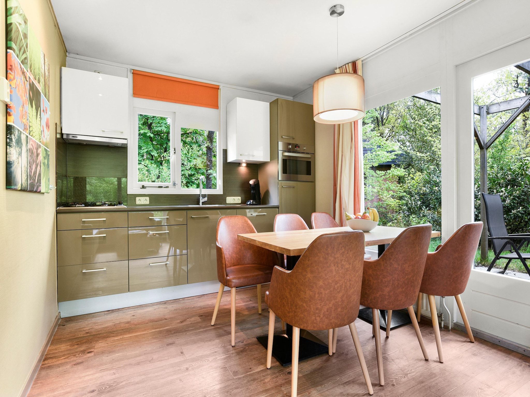 De keuken van Parc Heihaas 12 in Putten