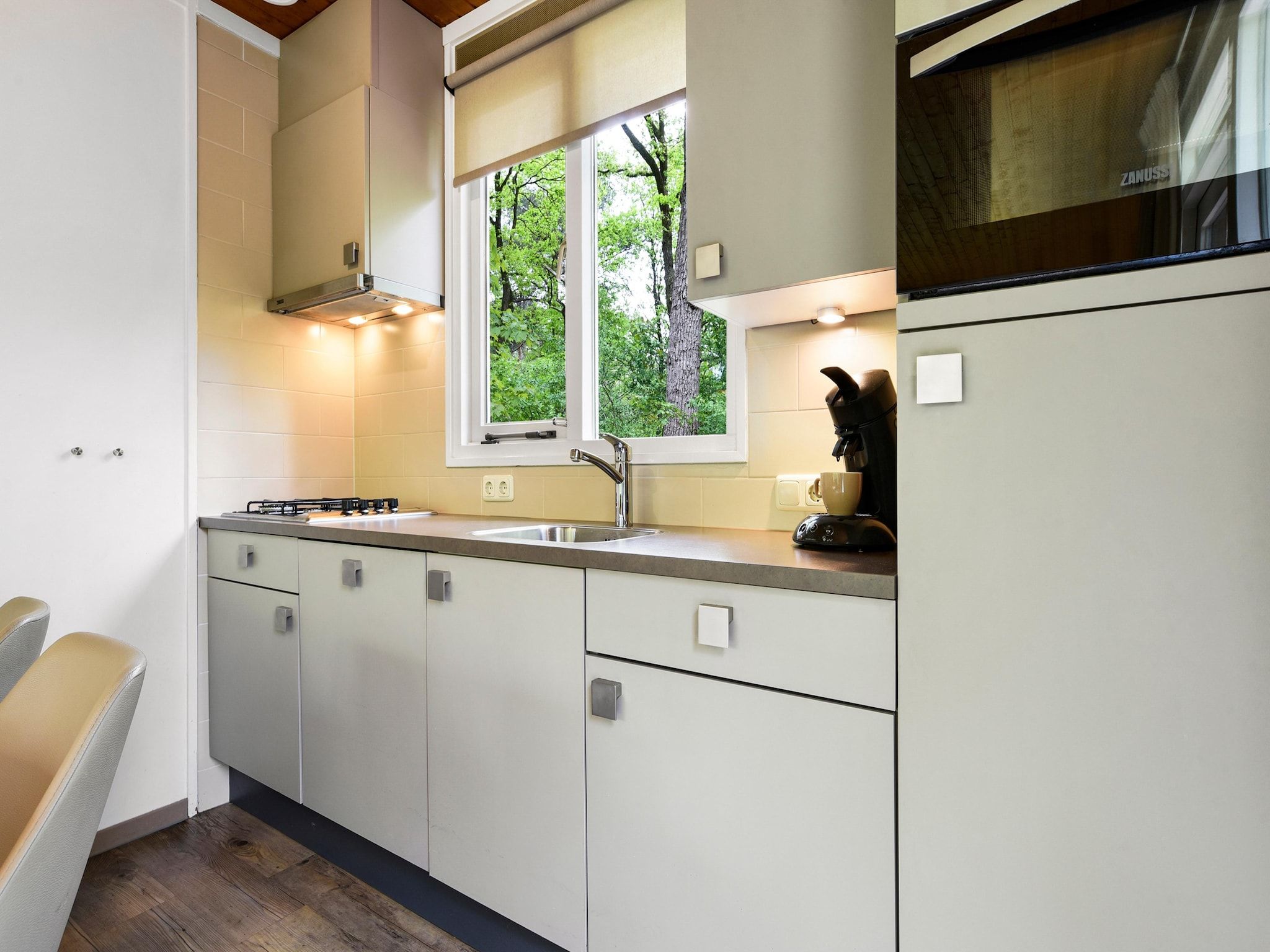 De keuken van Parc Heihaas 13 in Putten