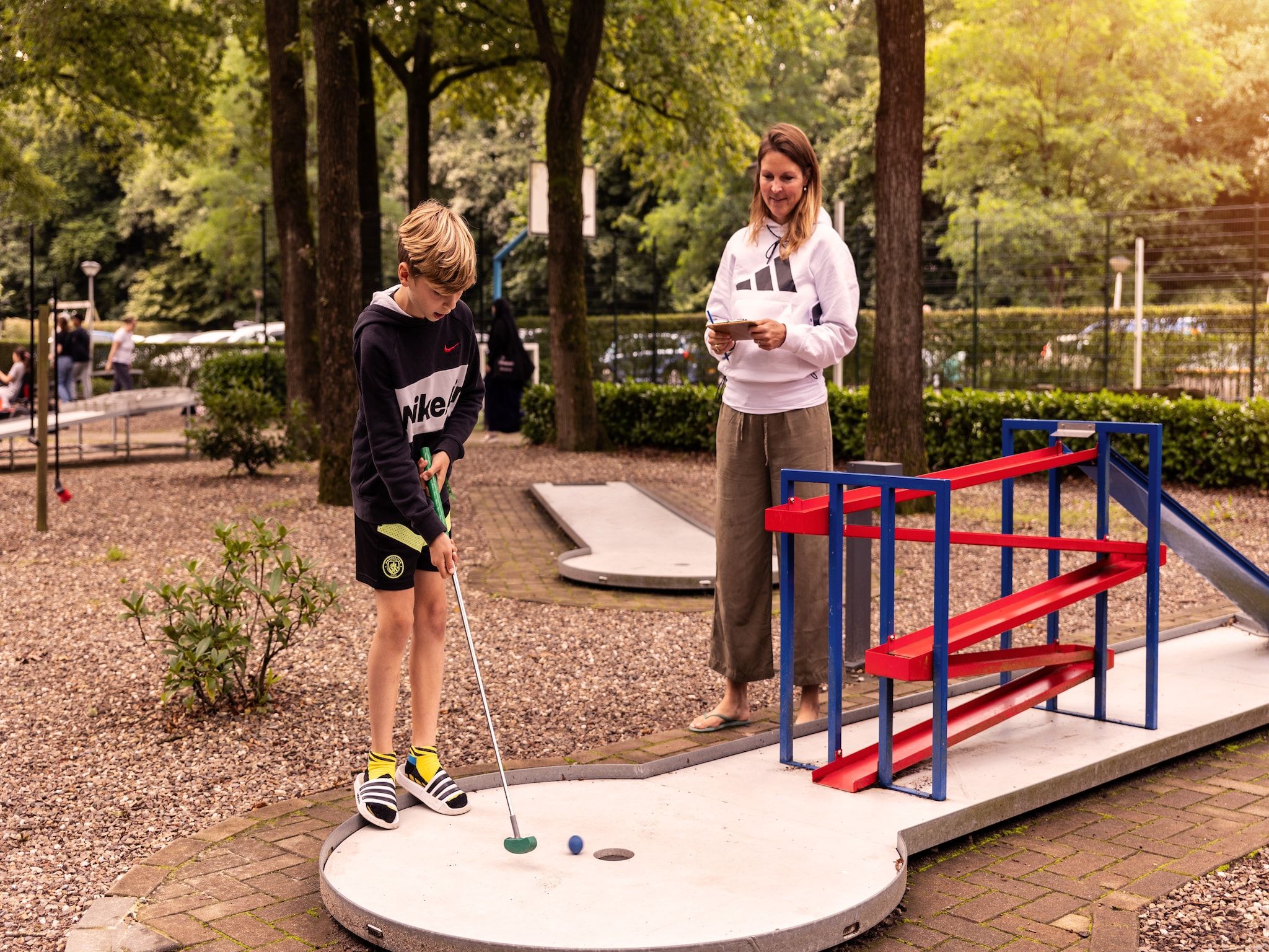 Parkfaciliteiten bij Parc Heihaas 14 in Putten