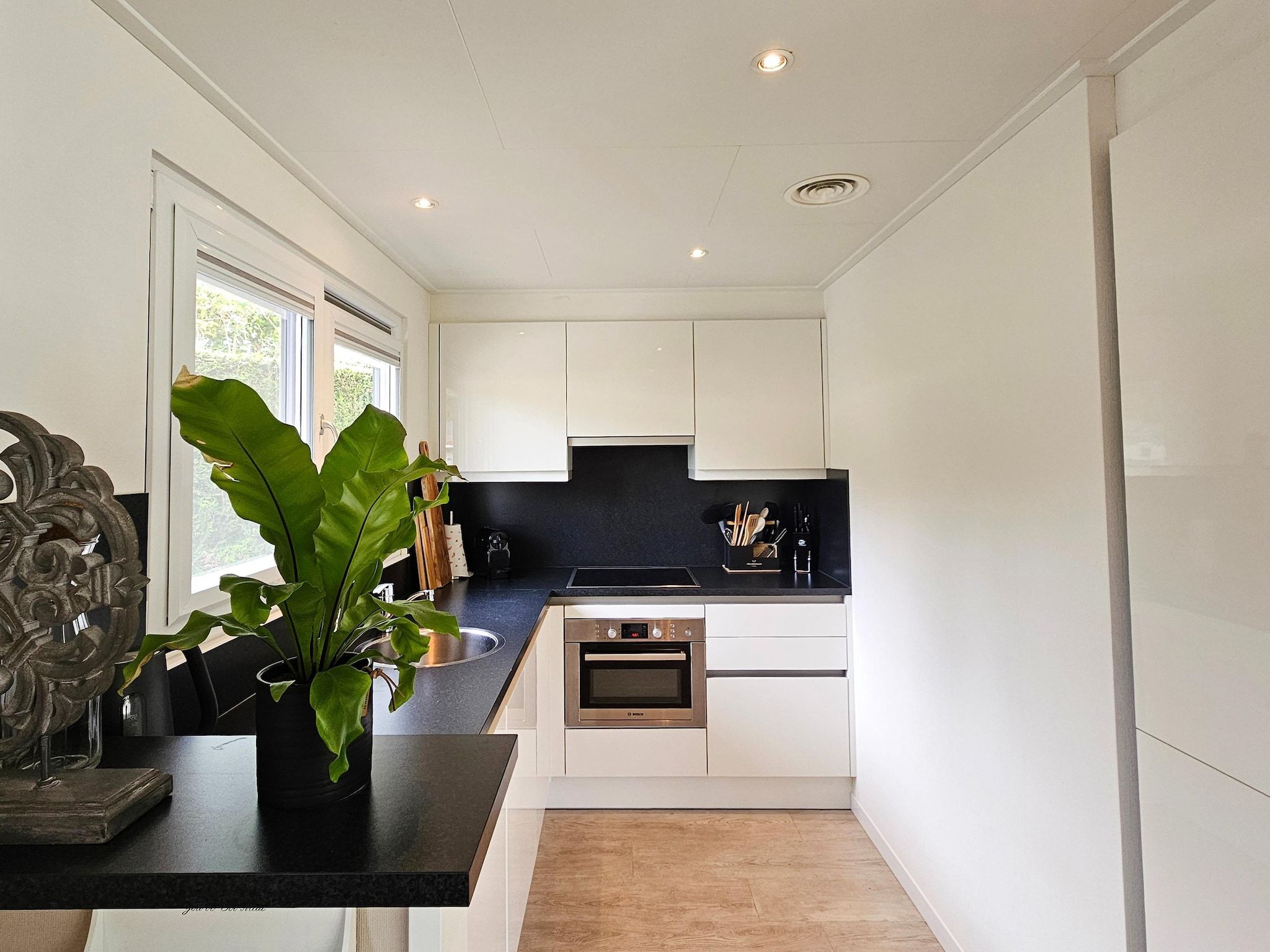 De keuken van Kieftveen 18-535 Bamboo house in Voorthuizen