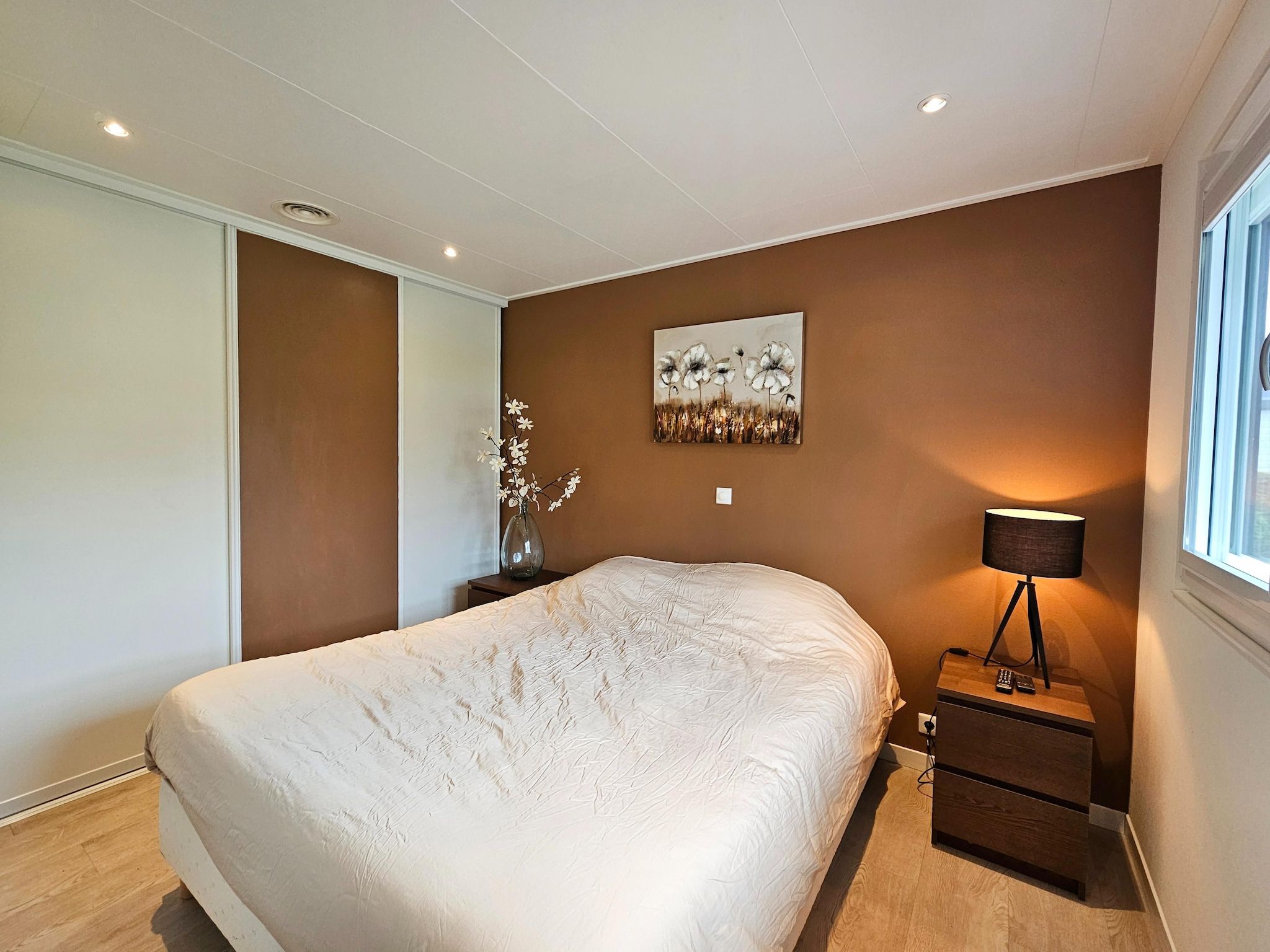 Een slaapkamer van Kieftveen 18-535 Bamboo house in Voorthuizen