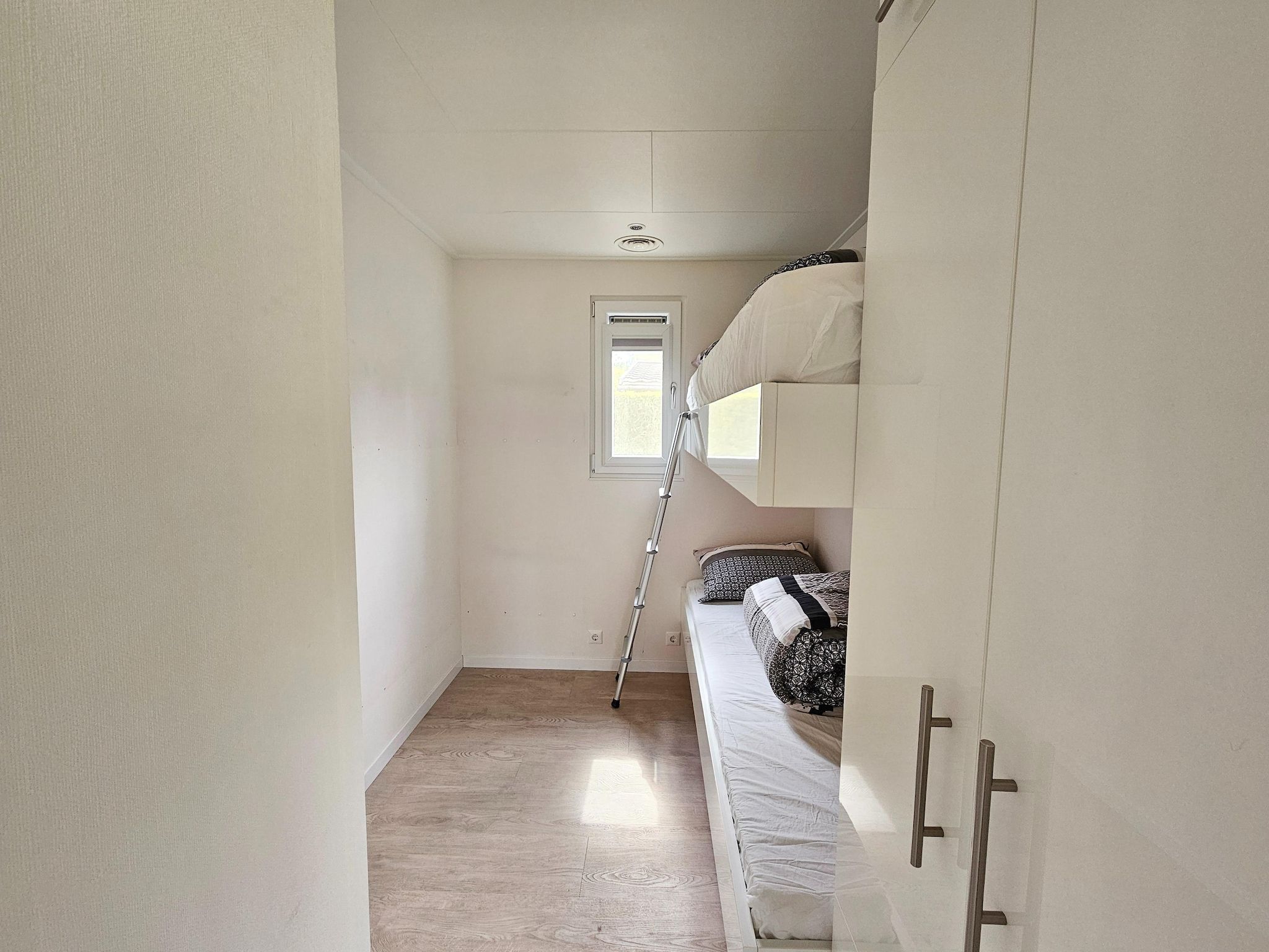 Een slaapkamer van Kieftveen 18-535 Bamboo house in Voorthuizen