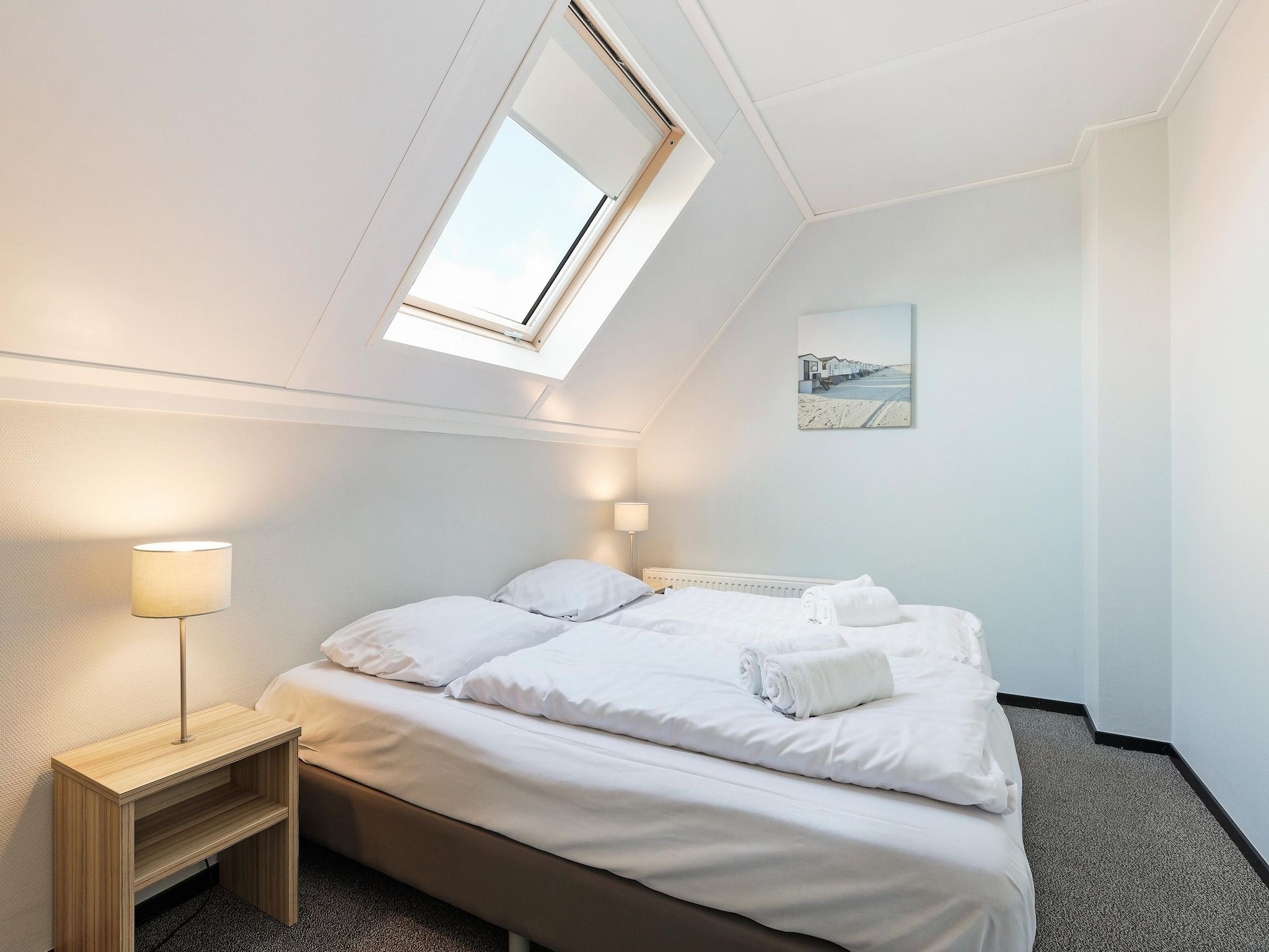 Een slaapkamer van Strand Resort Nieuwvliet-Bad 2 in Nieuwvliet