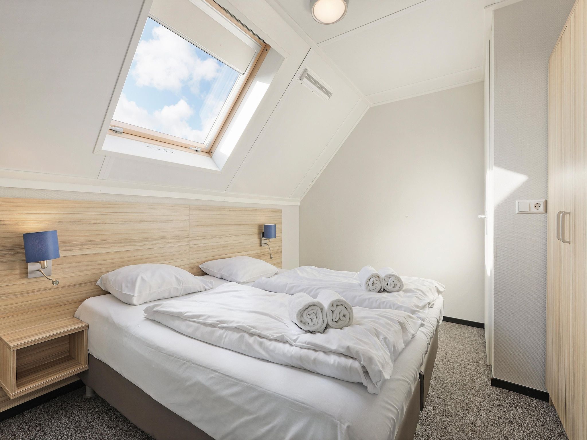 Een slaapkamer van Strand Resort Nieuwvliet-Bad 2 in Nieuwvliet