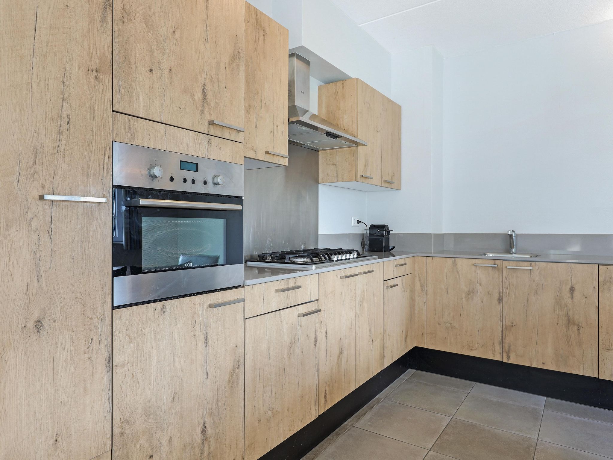 De keuken van Strand Resort Nieuwvliet-Bad 2 in Nieuwvliet