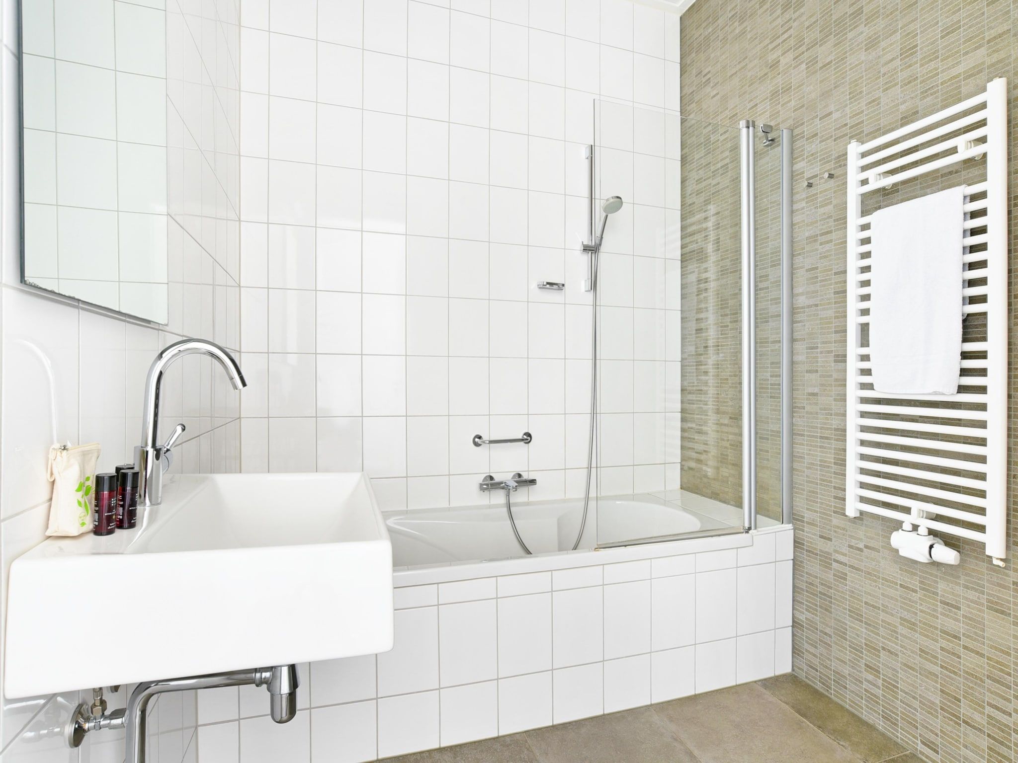 De badkamer van Strand Resort Nieuwvliet-Bad 6 in Nieuwvliet