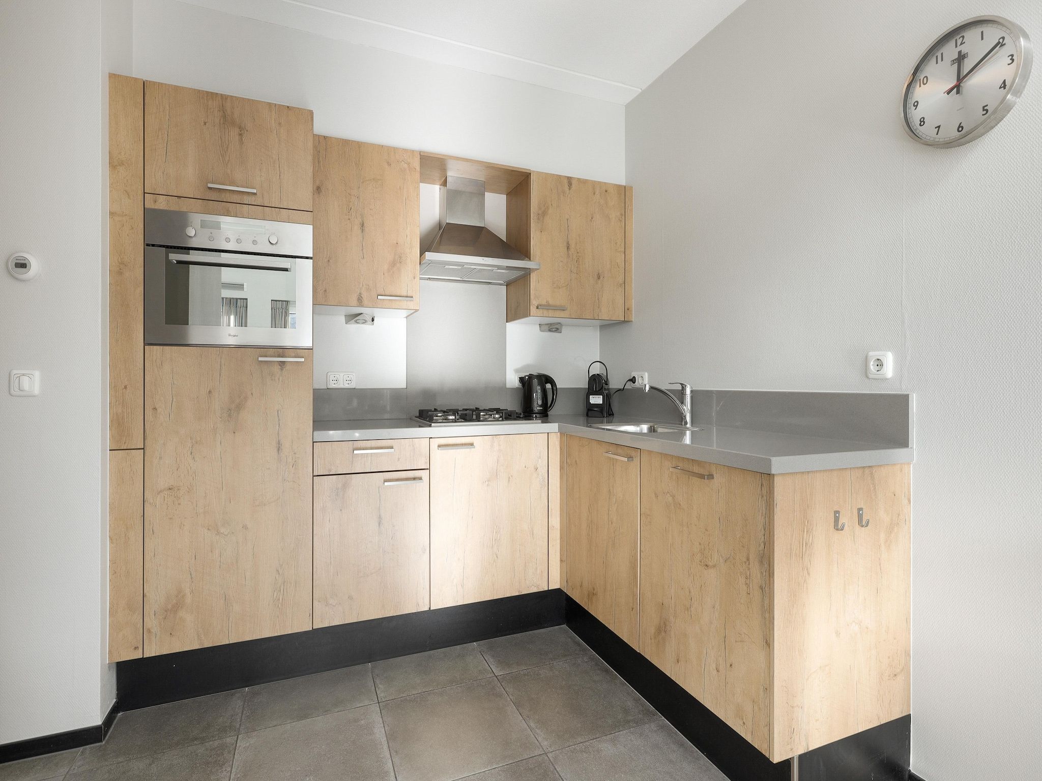 De keuken van Strand Resort Nieuwvliet-Bad 6 in Nieuwvliet