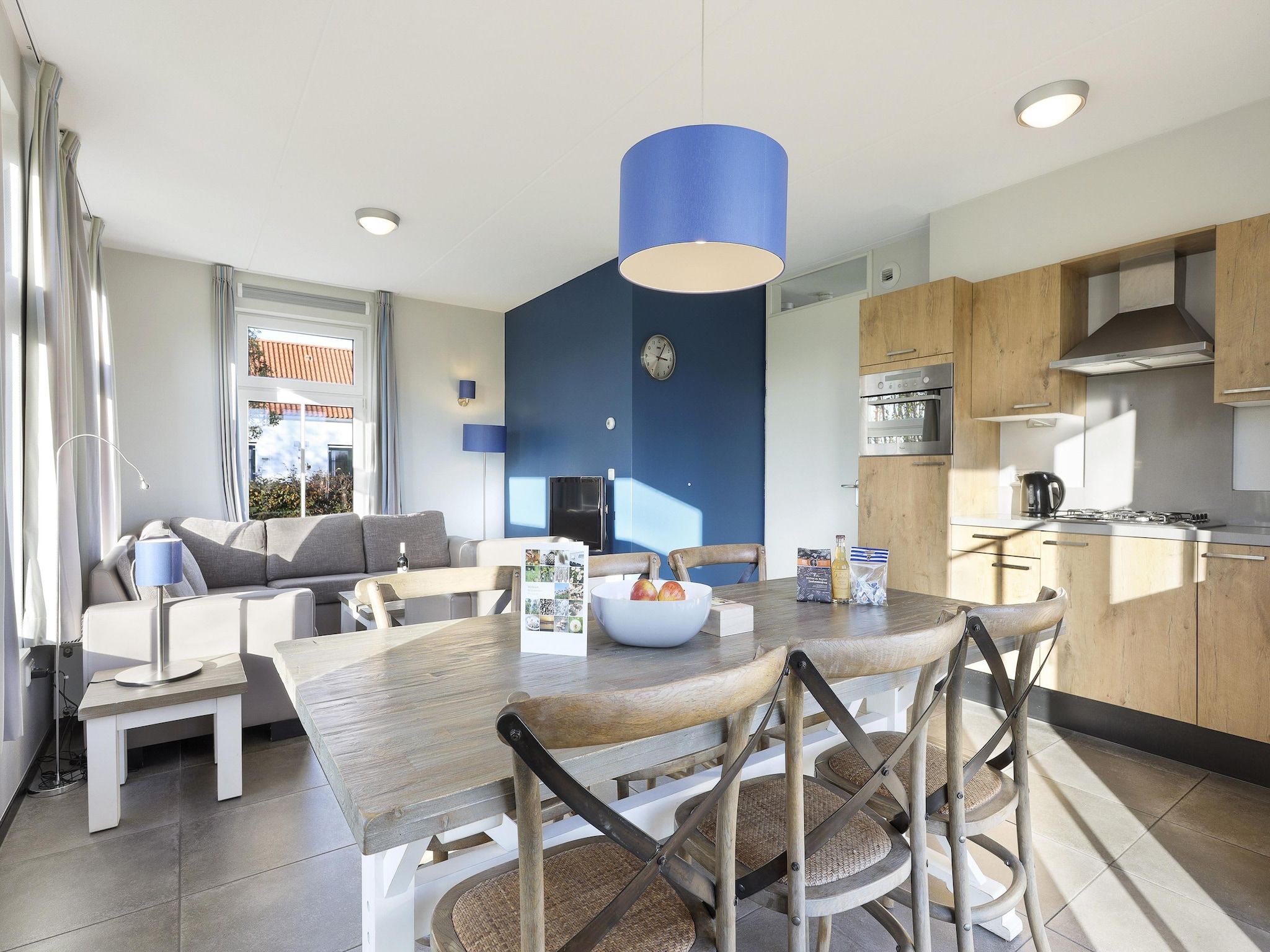 De keuken van Strand Resort Nieuwvliet-Bad 7 in Nieuwvliet