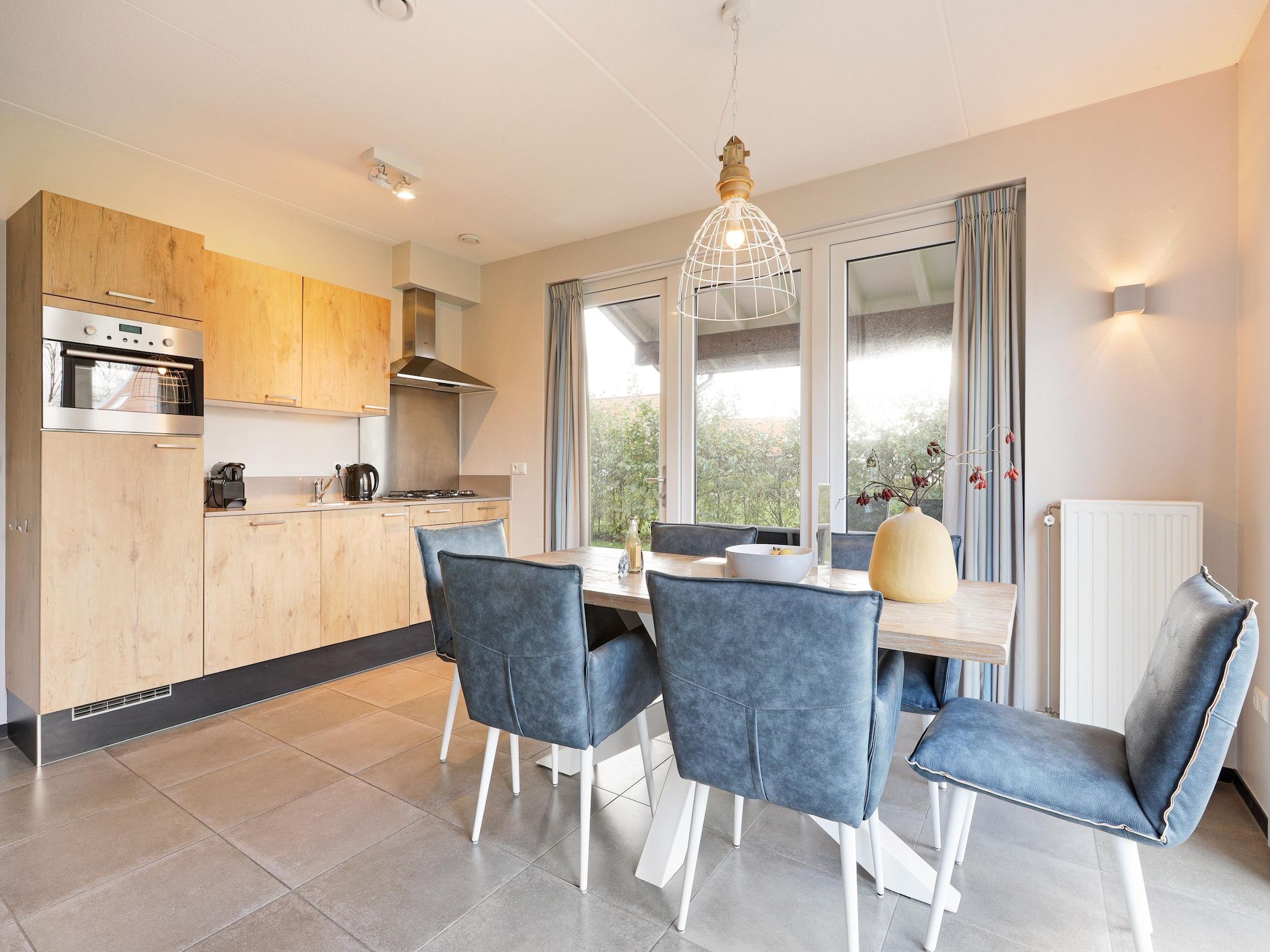 De keuken van Strand Resort Nieuwvliet-Bad 10 in Nieuwvliet