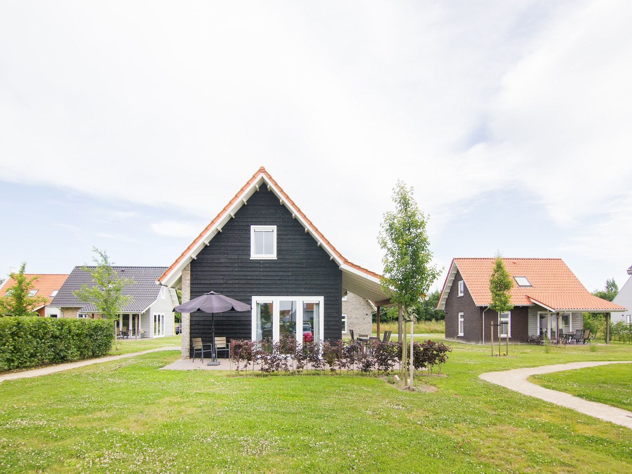 De tuin van Strand Resort Nieuwvliet-Bad 10 in Nieuwvliet