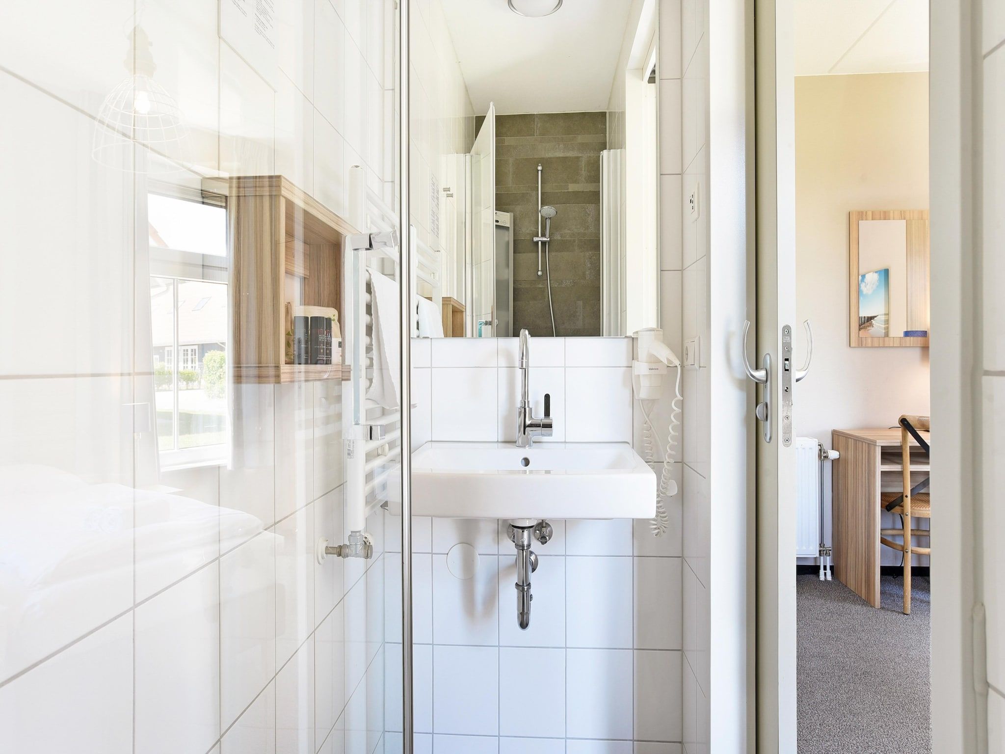 De badkamer van Strand Resort Nieuwvliet-Bad 11 in Nieuwvliet