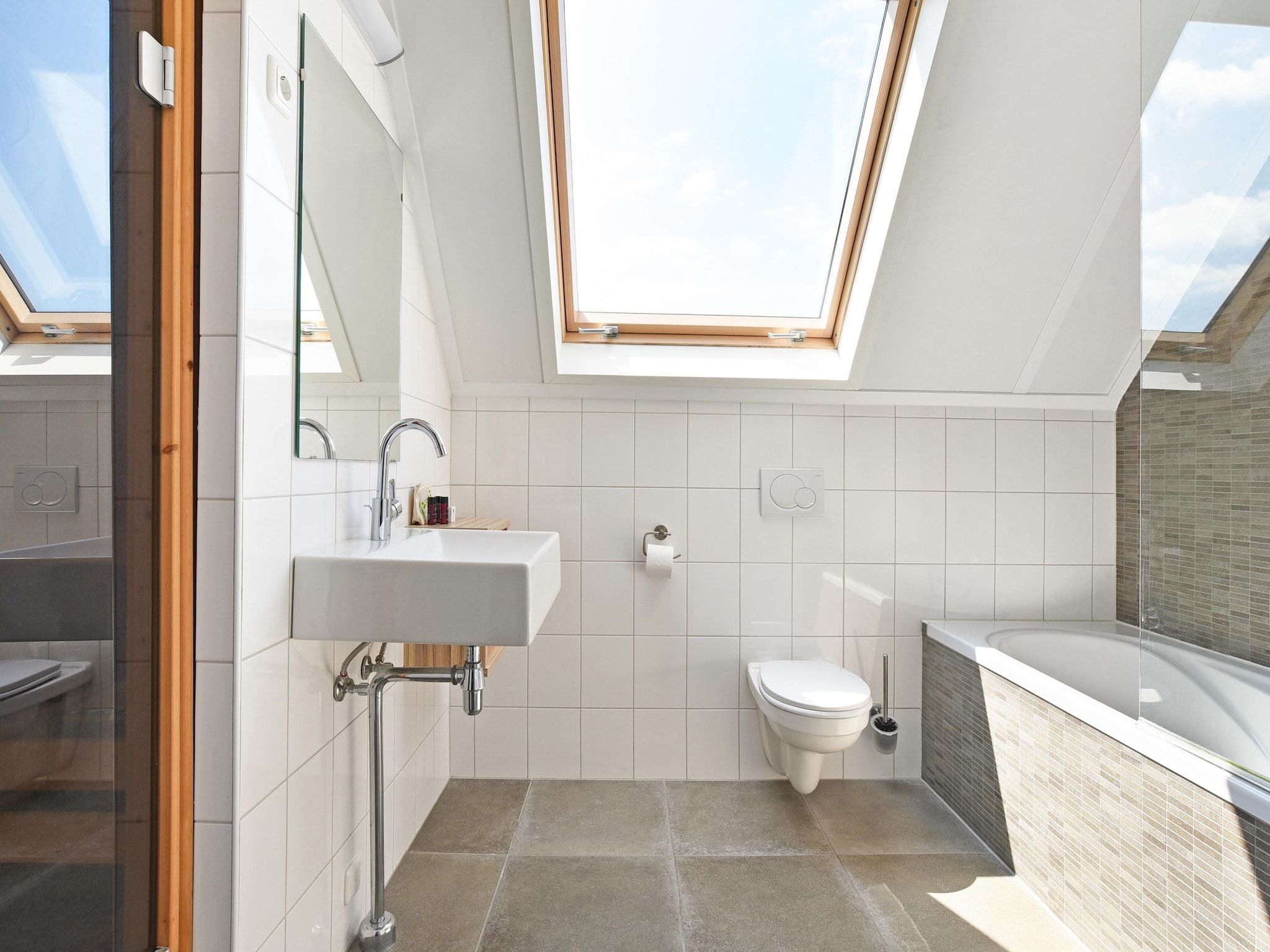 De badkamer van Strand Resort Nieuwvliet-Bad 11 in Nieuwvliet