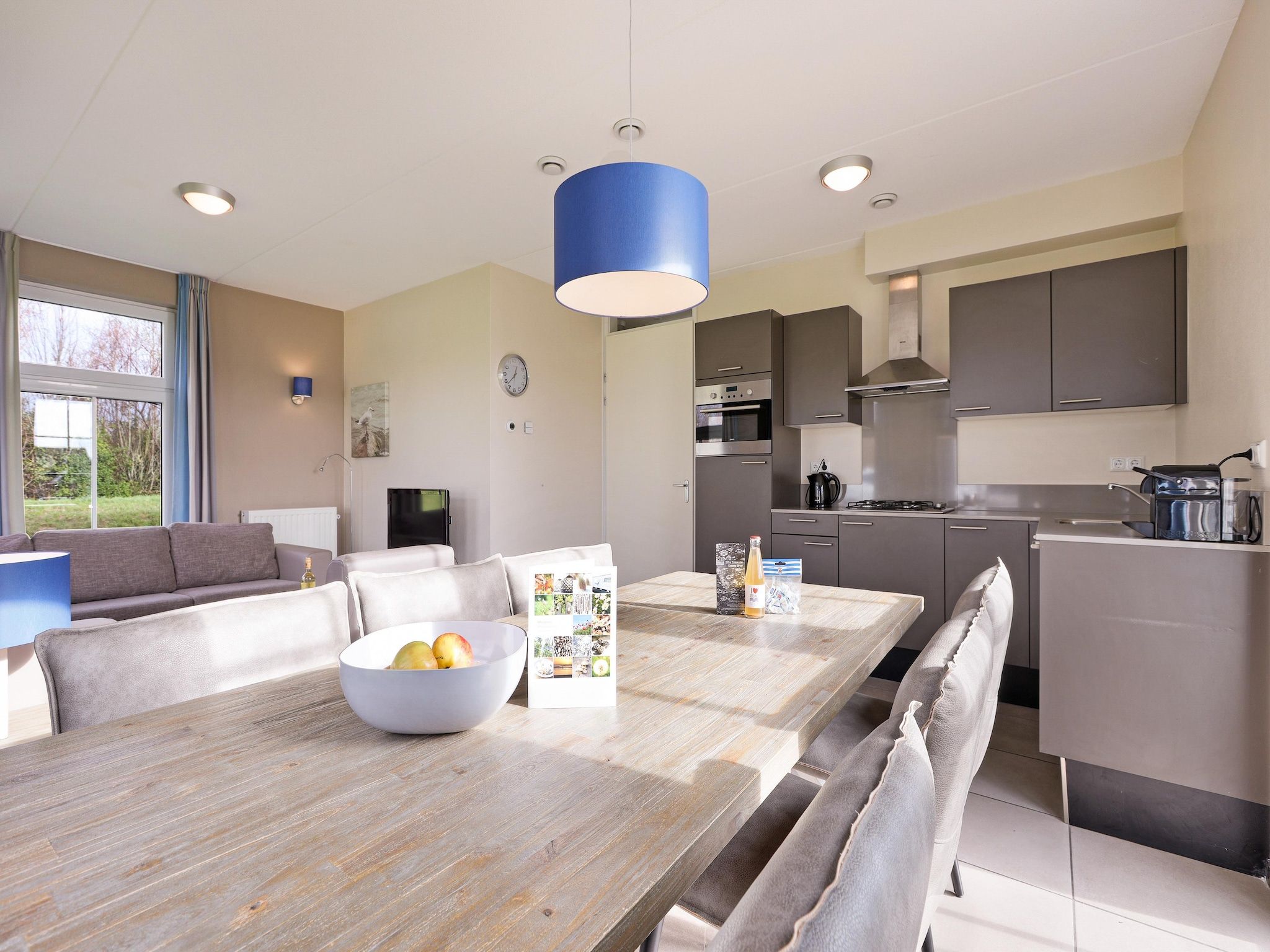 De keuken van Strand Resort Nieuwvliet-Bad 11 in Nieuwvliet