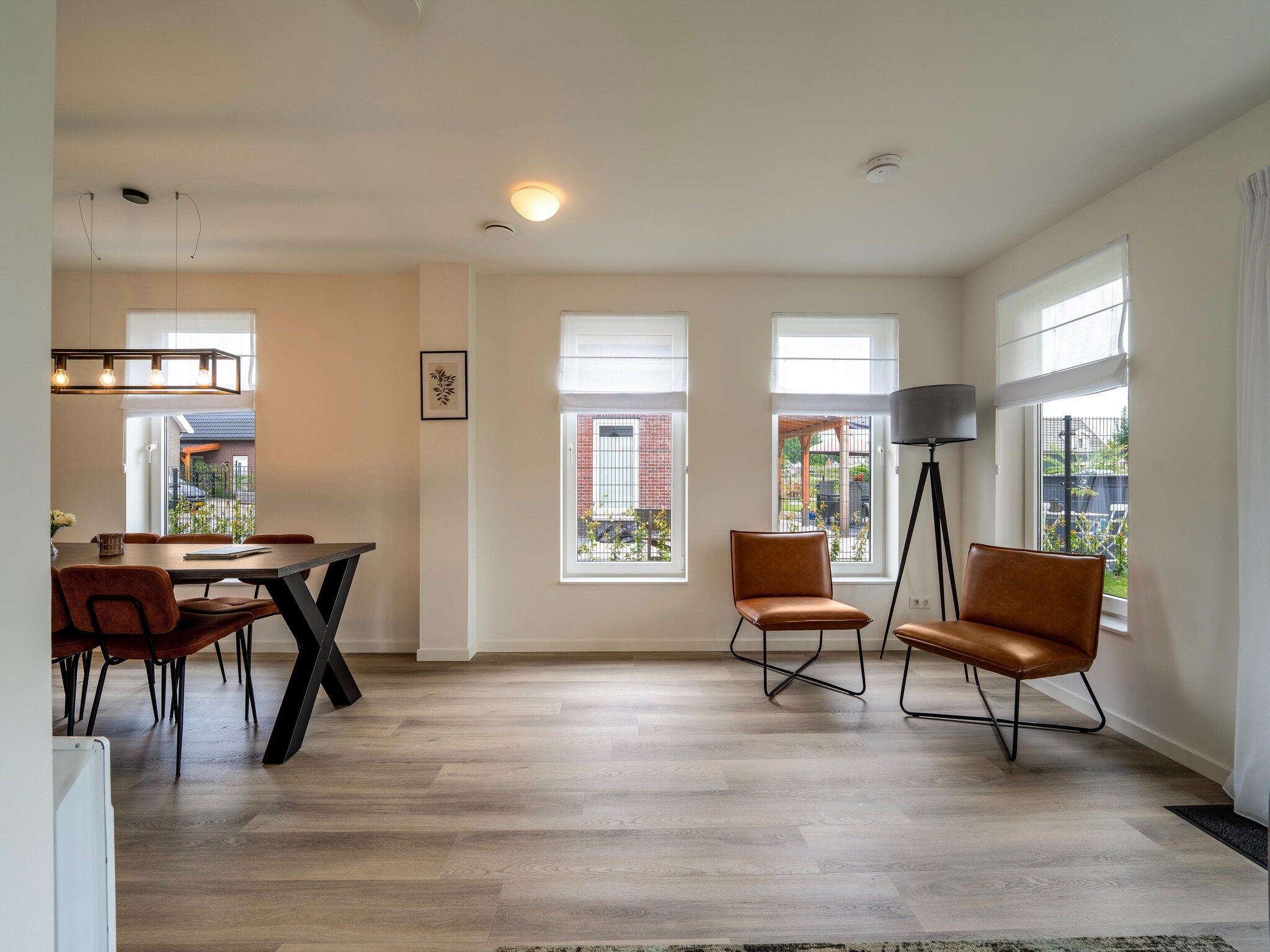 De eetkamer van Kuifduiker 115 in Simonshaven