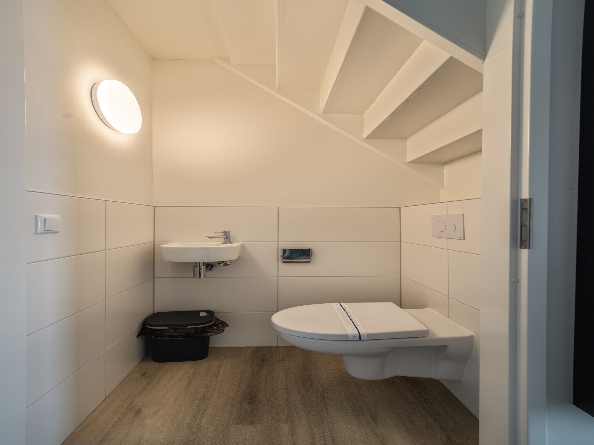 De badkamer van Kuifduiker 115 in Simonshaven