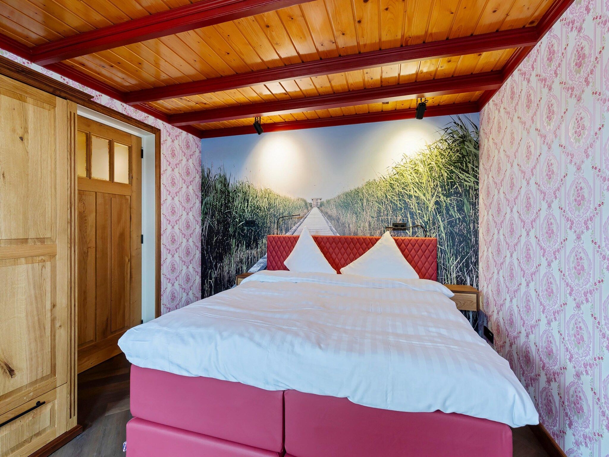 Een slaapkamer van Oane's Huske in Jistrum / Skûlenboarch