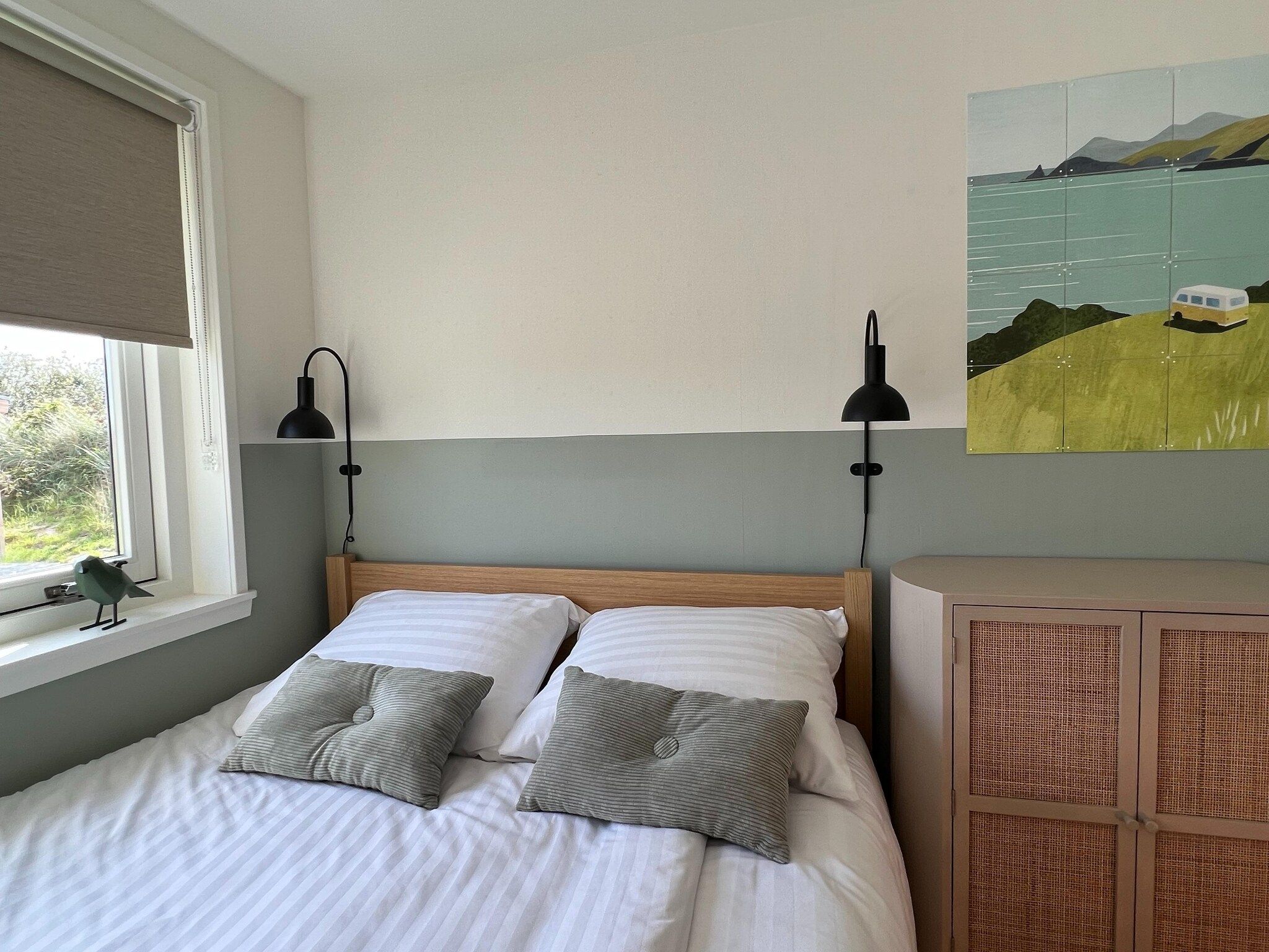 Een slaapkamer van 't Veldje in Den Hoorn