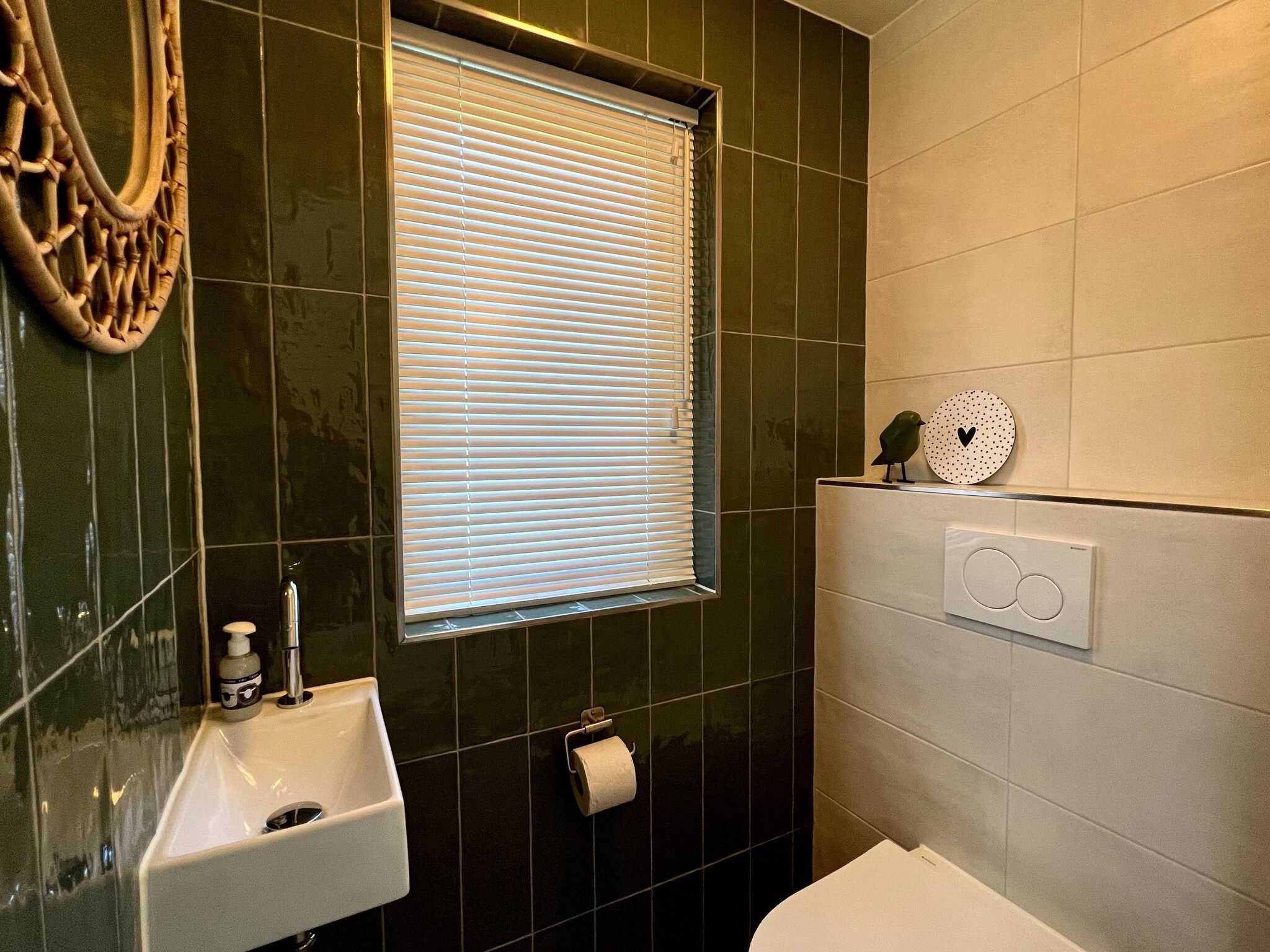 De badkamer van 't Veldje in Den Hoorn