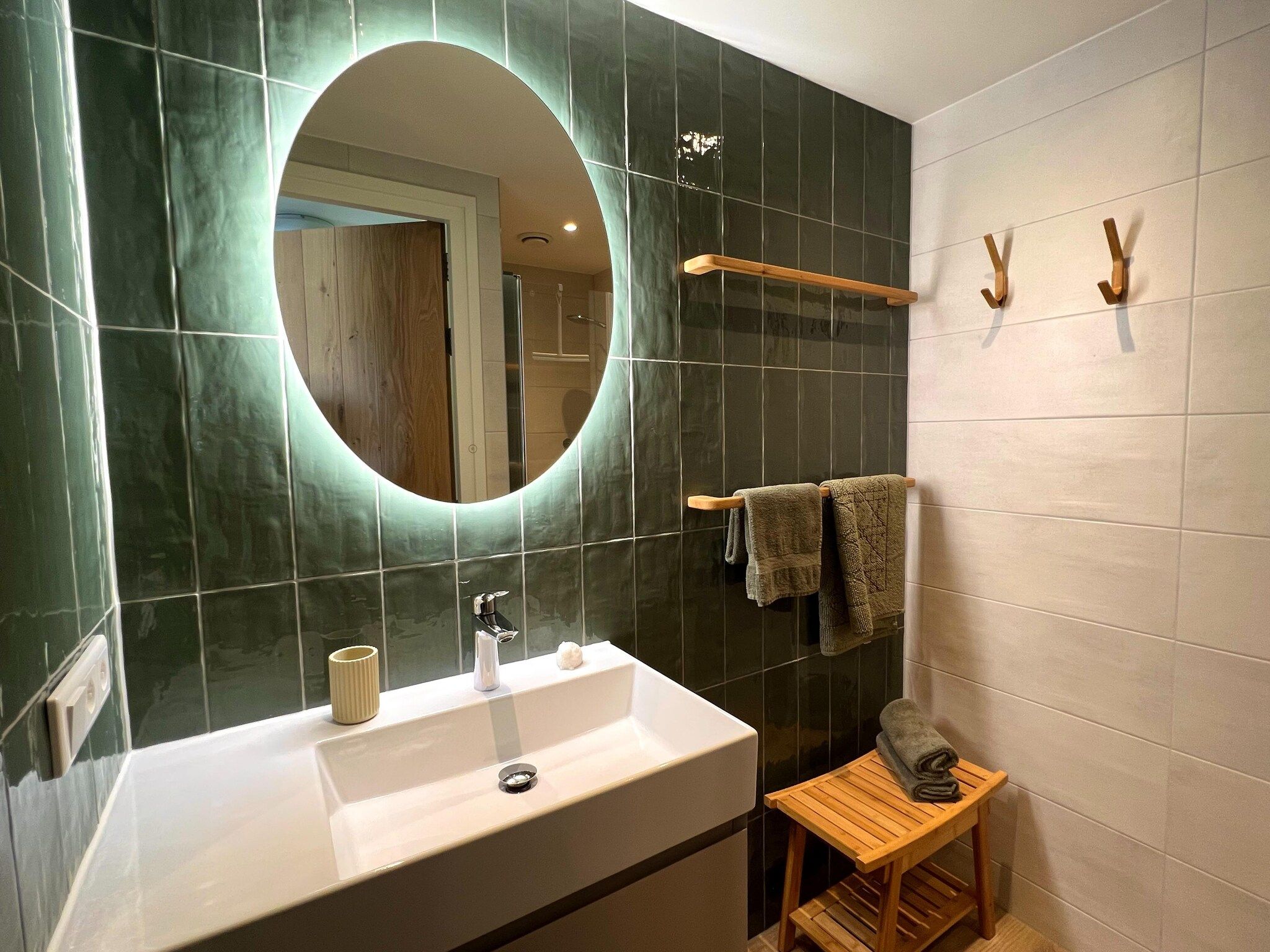 De badkamer van 't Veldje in Den Hoorn