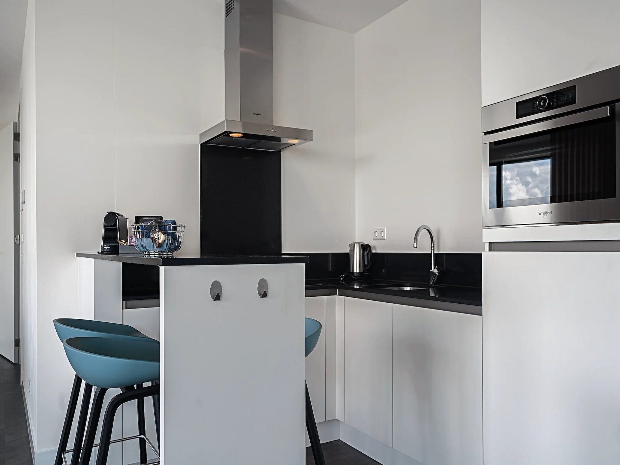 De keuken van Breskens Apartments & Penthouses 10 in Breskens