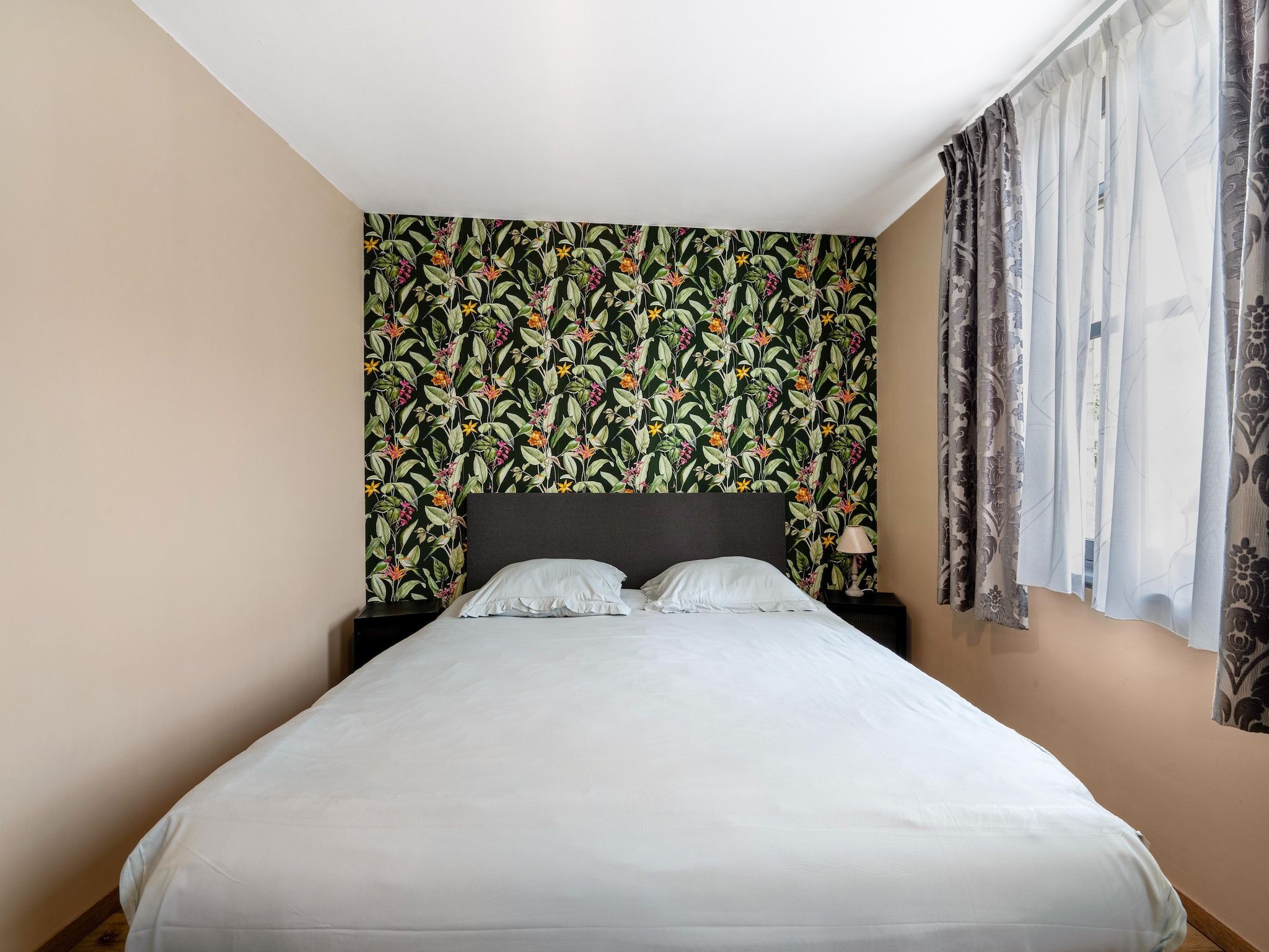 Een slaapkamer van Mergelhuis in Valkenburg