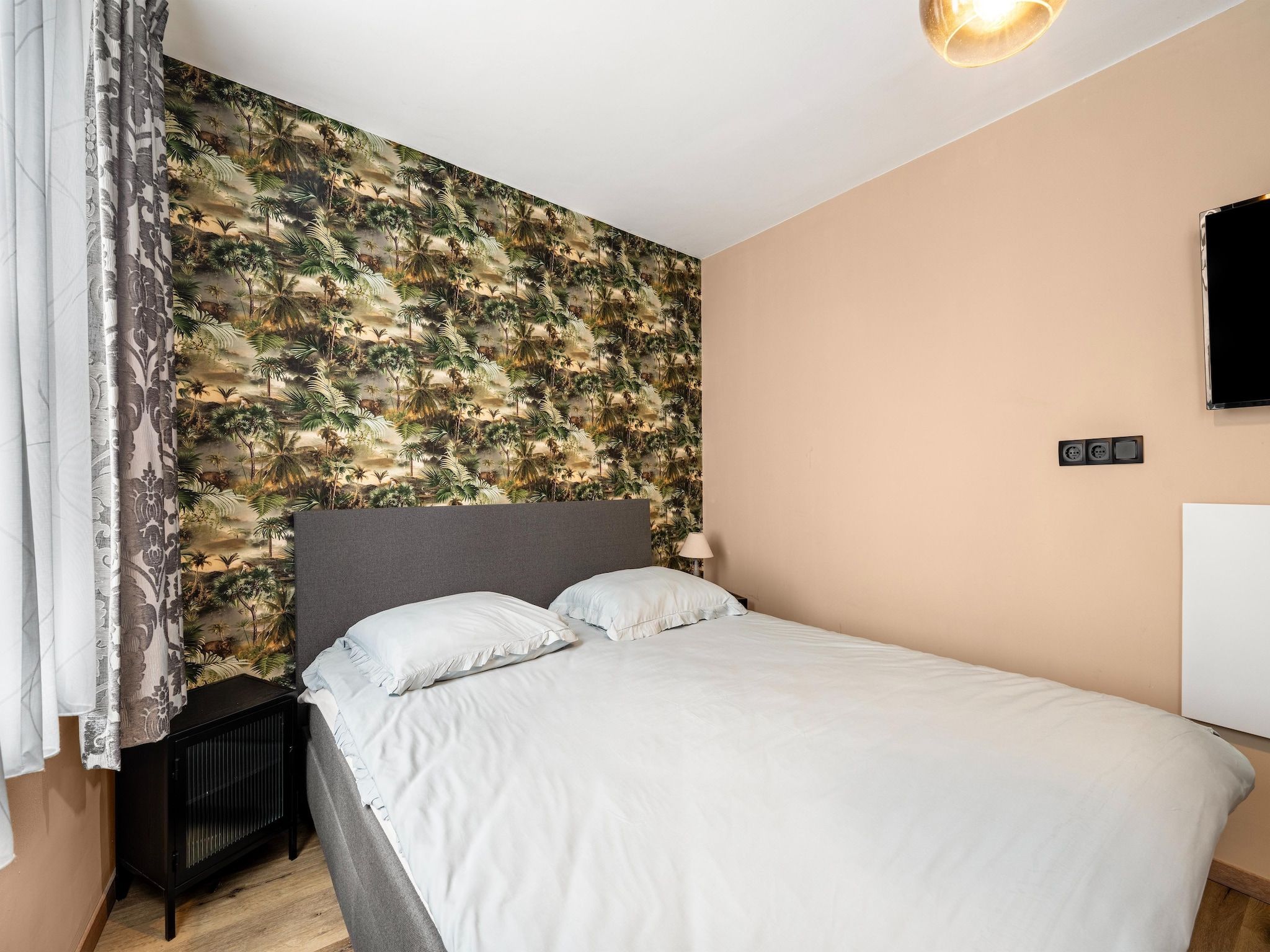 Een slaapkamer van Mergelhuis in Valkenburg