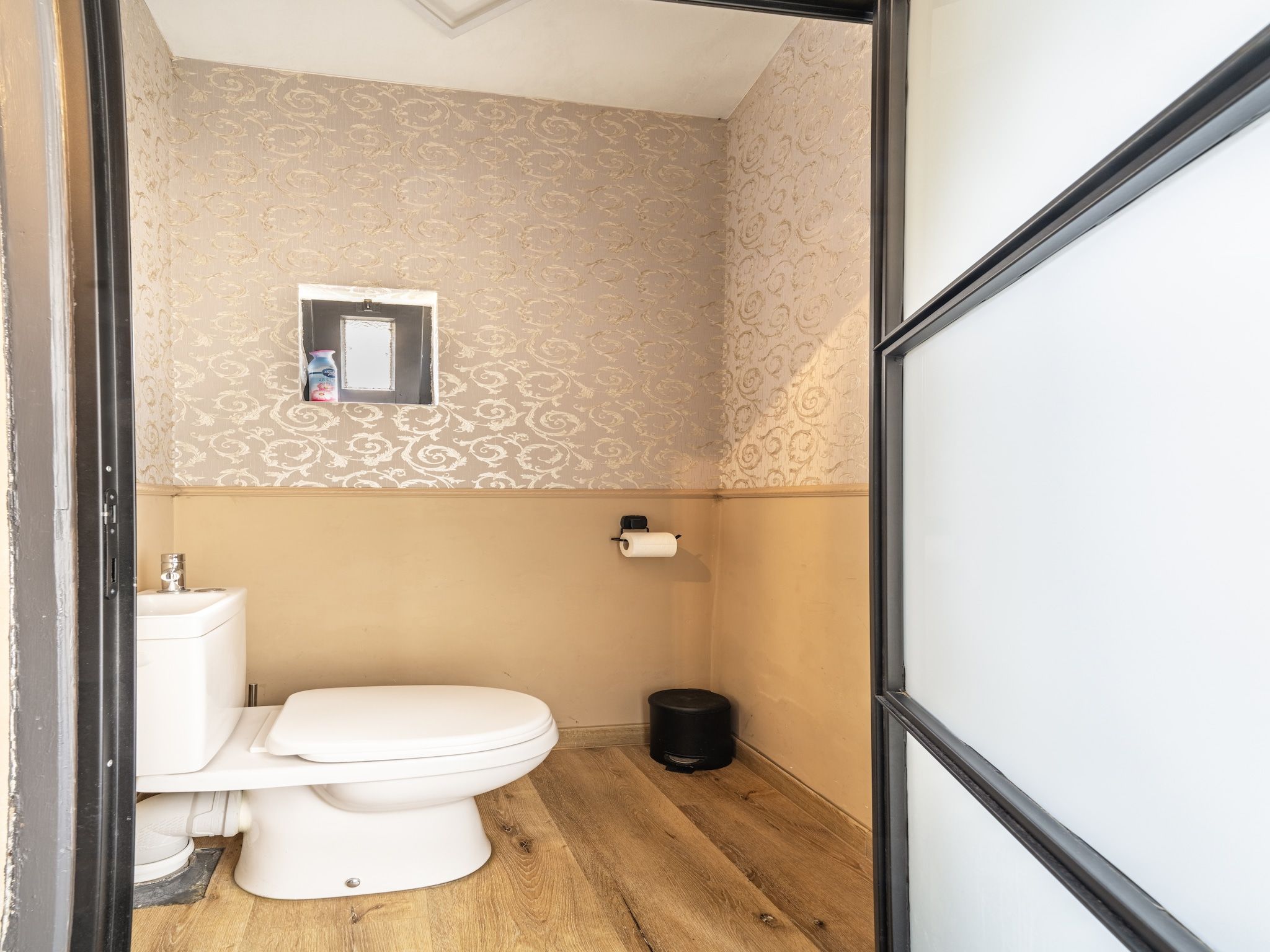 De badkamer van Mergelhuis in Valkenburg