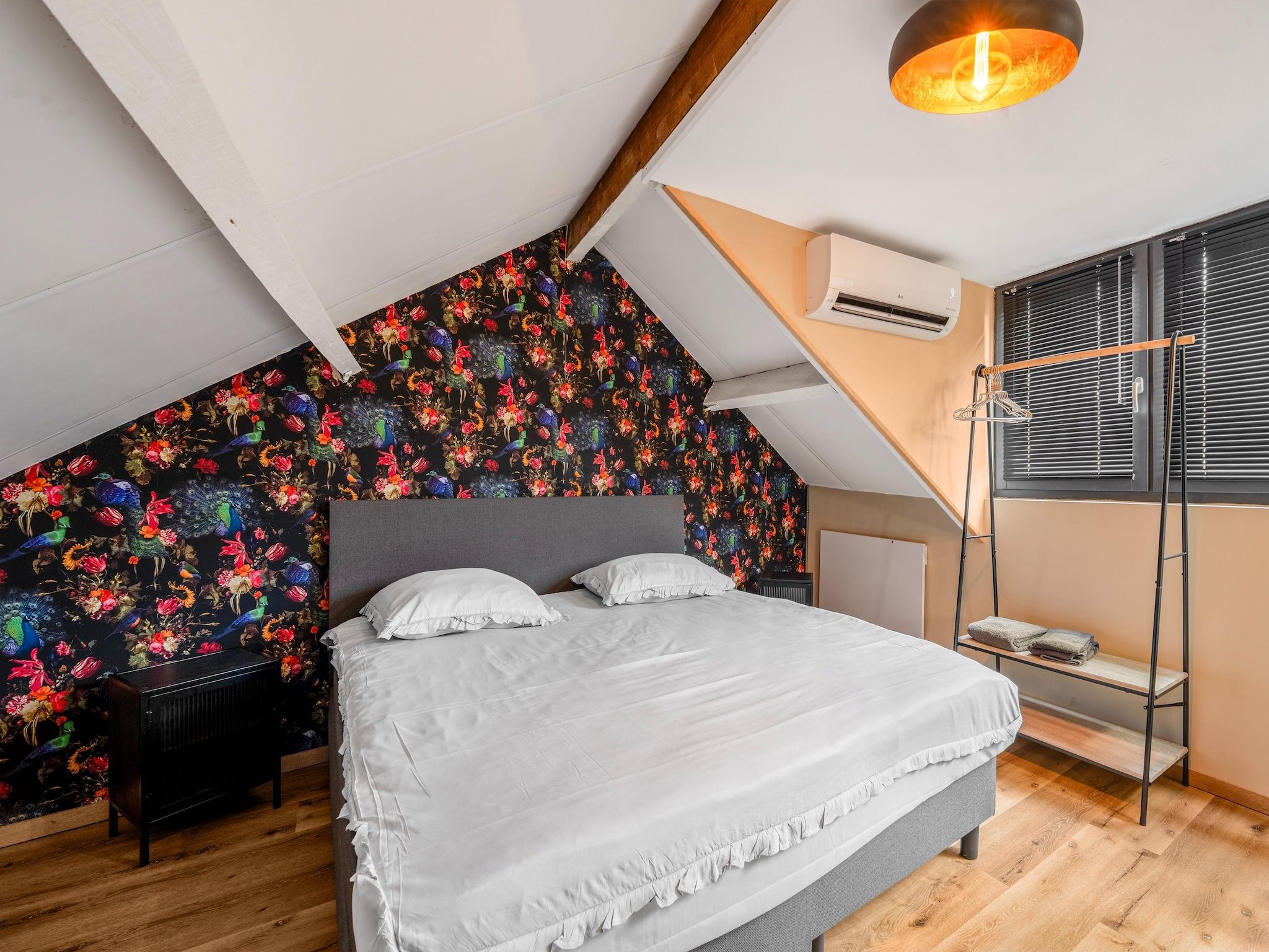 Een slaapkamer van Mergelhuis in Valkenburg