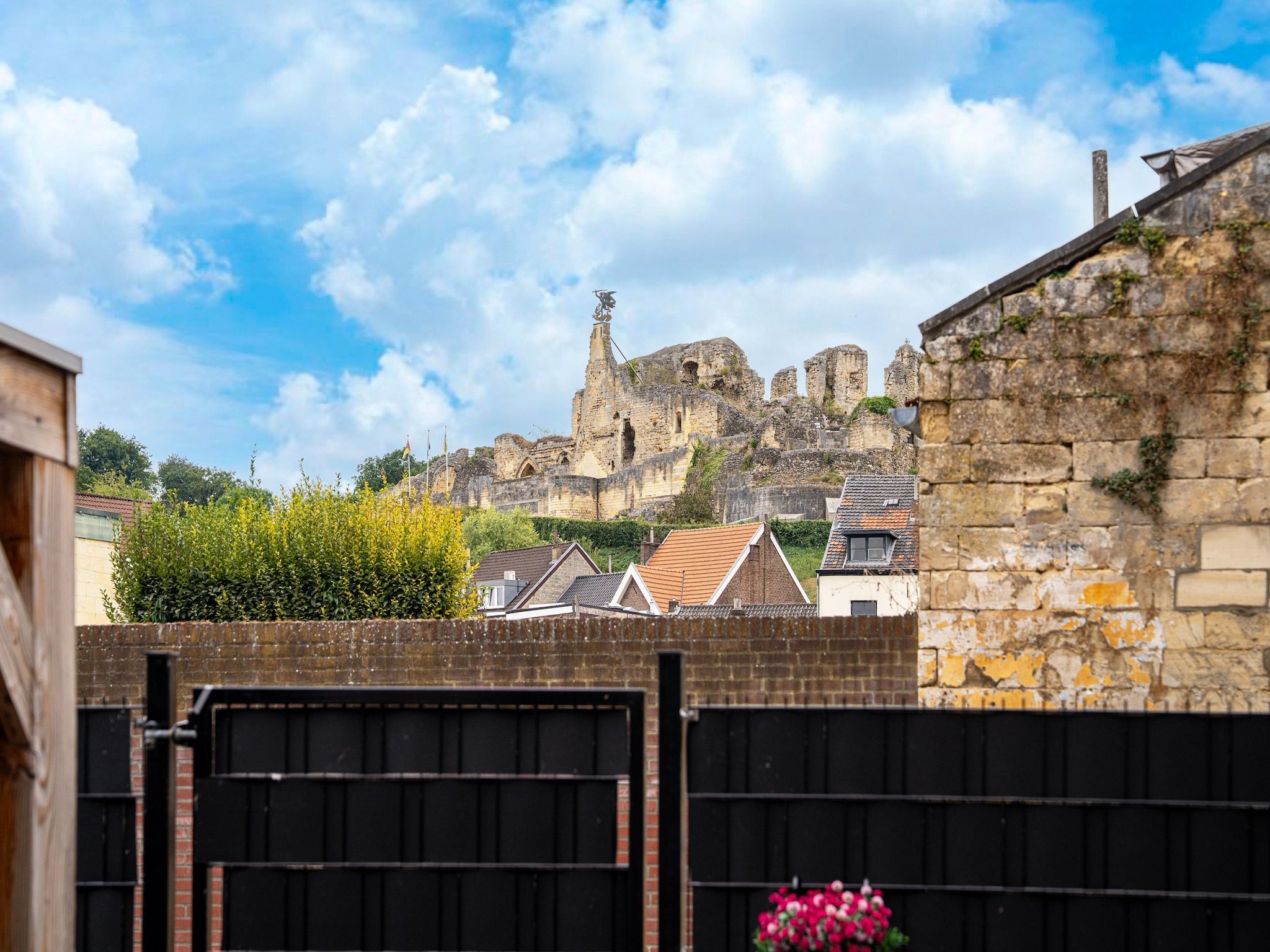 Het uitzicht vanaf Mergelhuis in Valkenburg