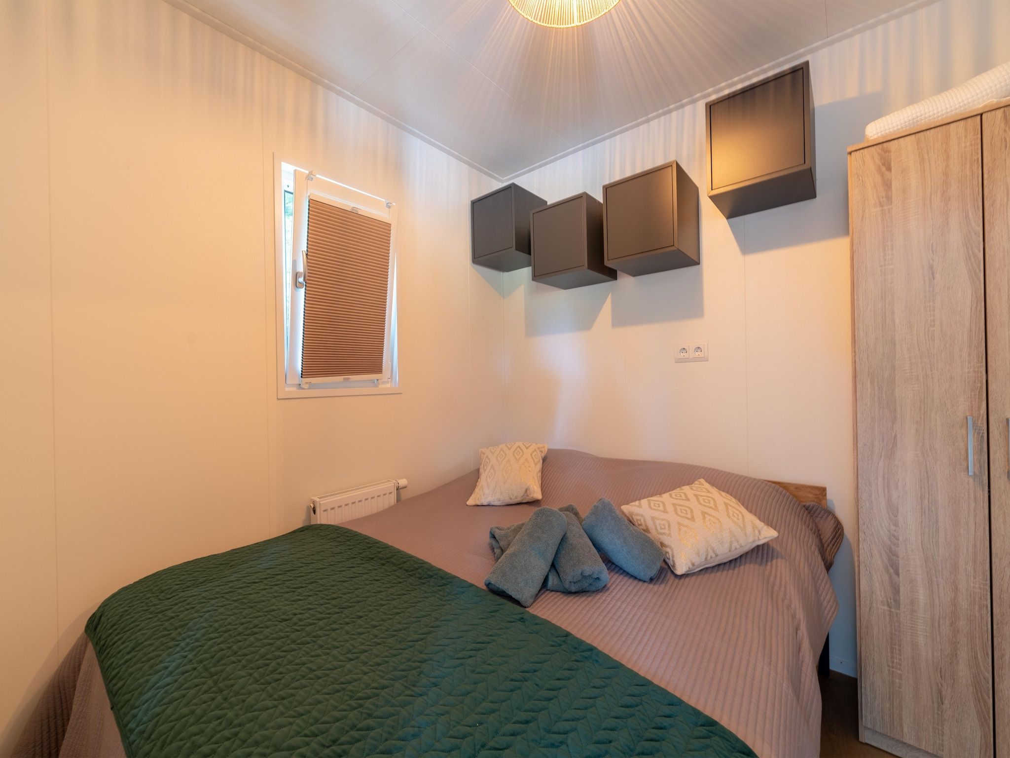 Een slaapkamer van Lodge David in Hattemerbroek