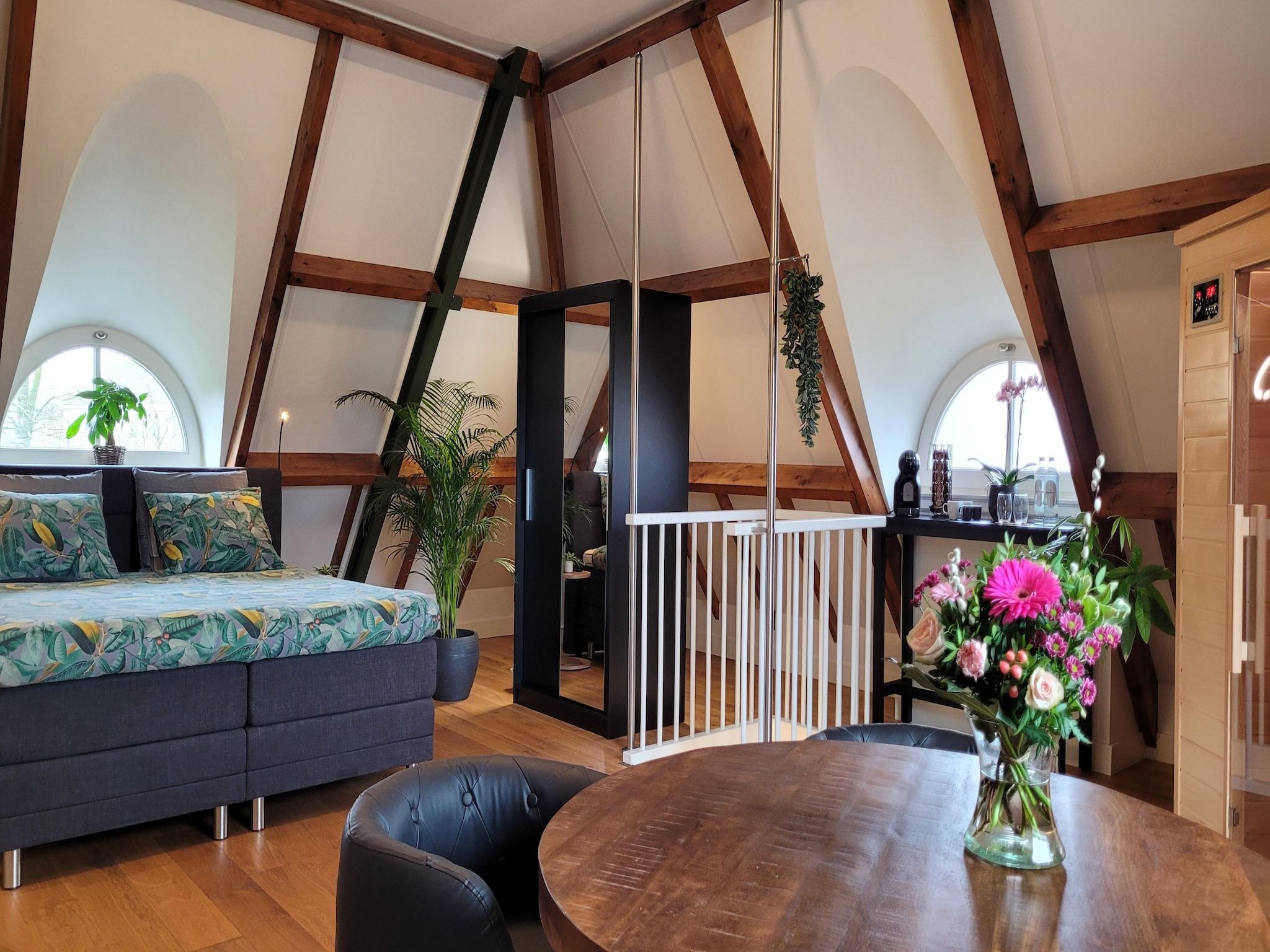 Een slaapkamer van B&B Overloon 2 Personen in Overloon